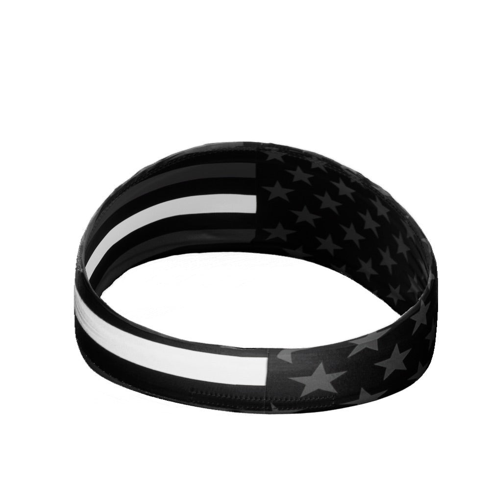 Thin White Line Headband - Maximum Velocity Sports