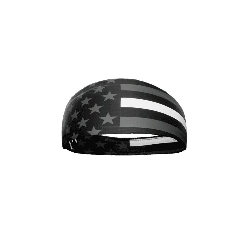 Thin White Line Headband - Maximum Velocity Sports