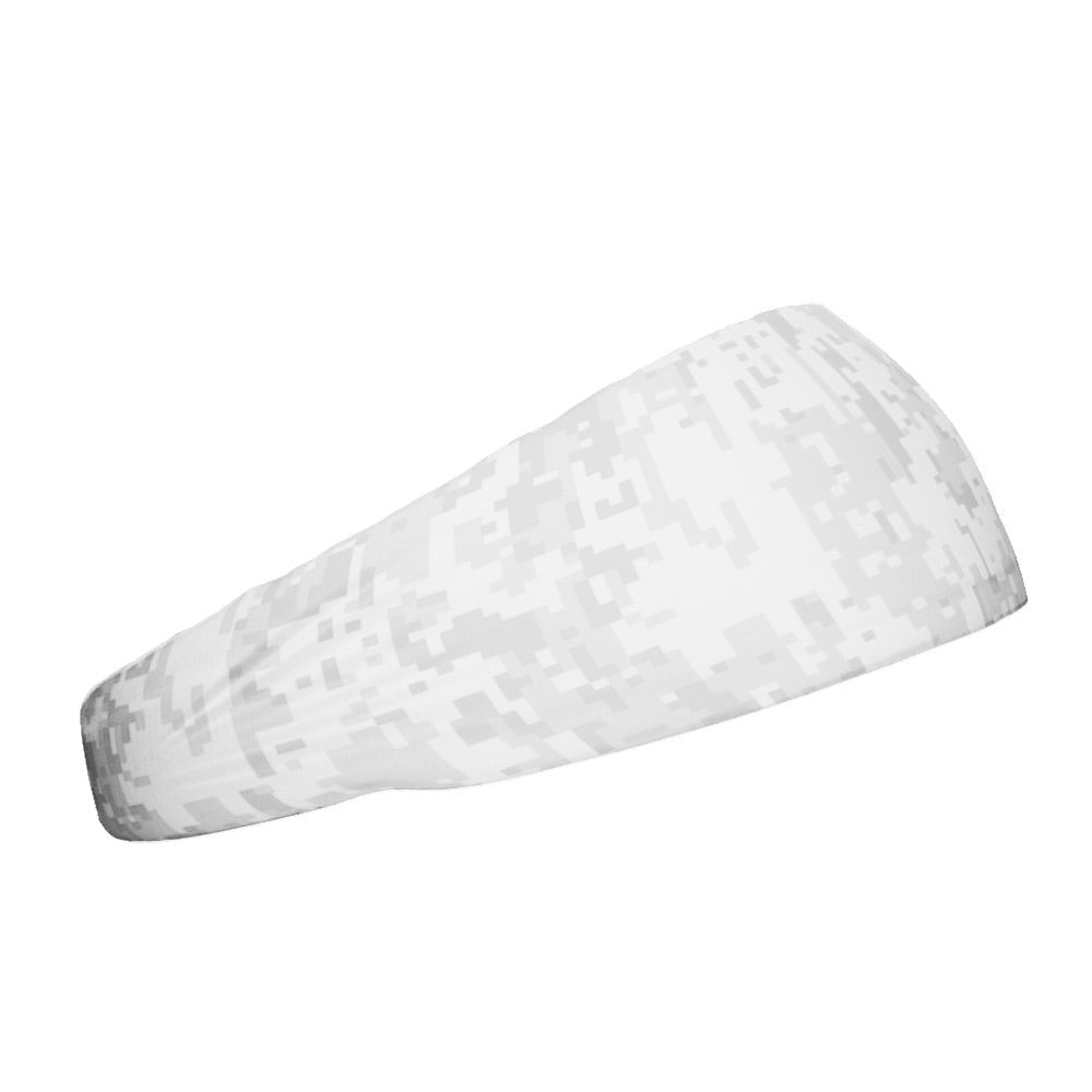 White Digi Camo Headband - Maximum Velocity Sports