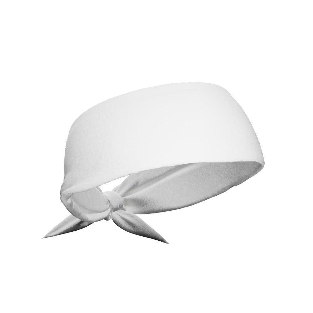 White Tie Headband - Maximum Velocity Sports
