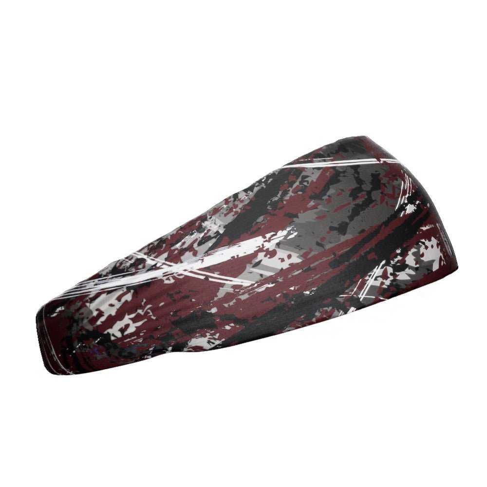 Wicked Maroon Headband - Maximum Velocity Sports