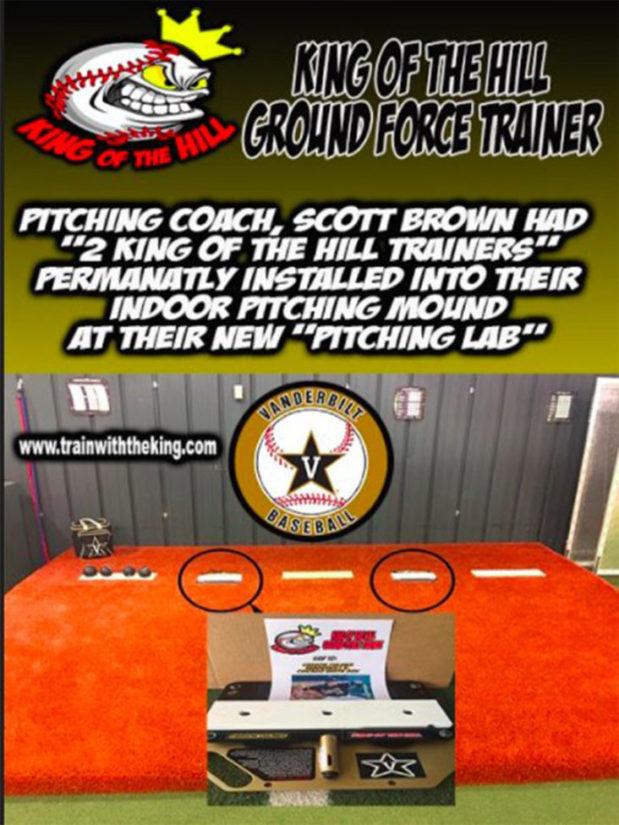 King of the Hill Pitching Trainer - MLB & D1's #1 Training Device - Maximum Velocity Sports