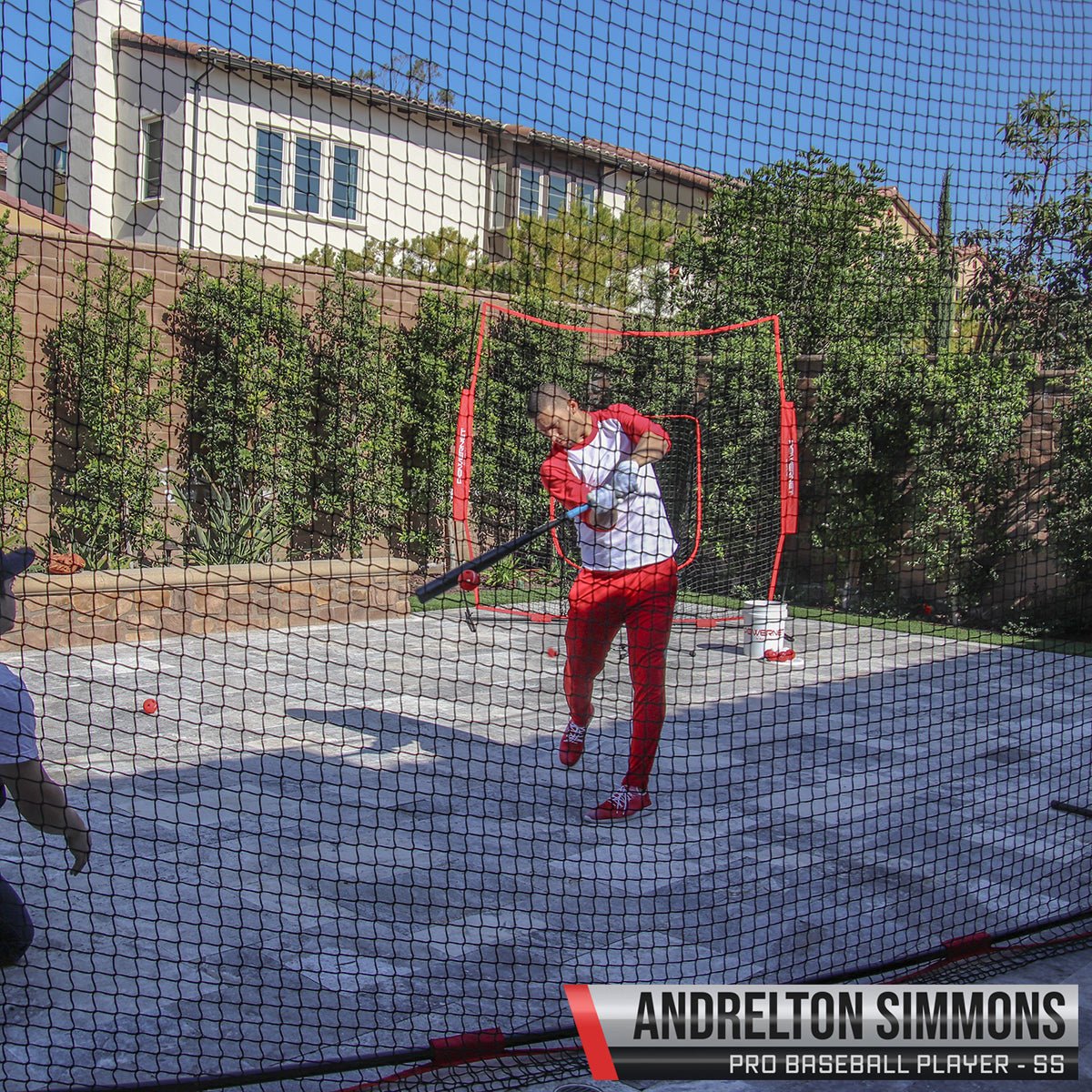 PowerNet 16 ft x 10 ft Sports Barrier Net - Maximum Velocity Sports