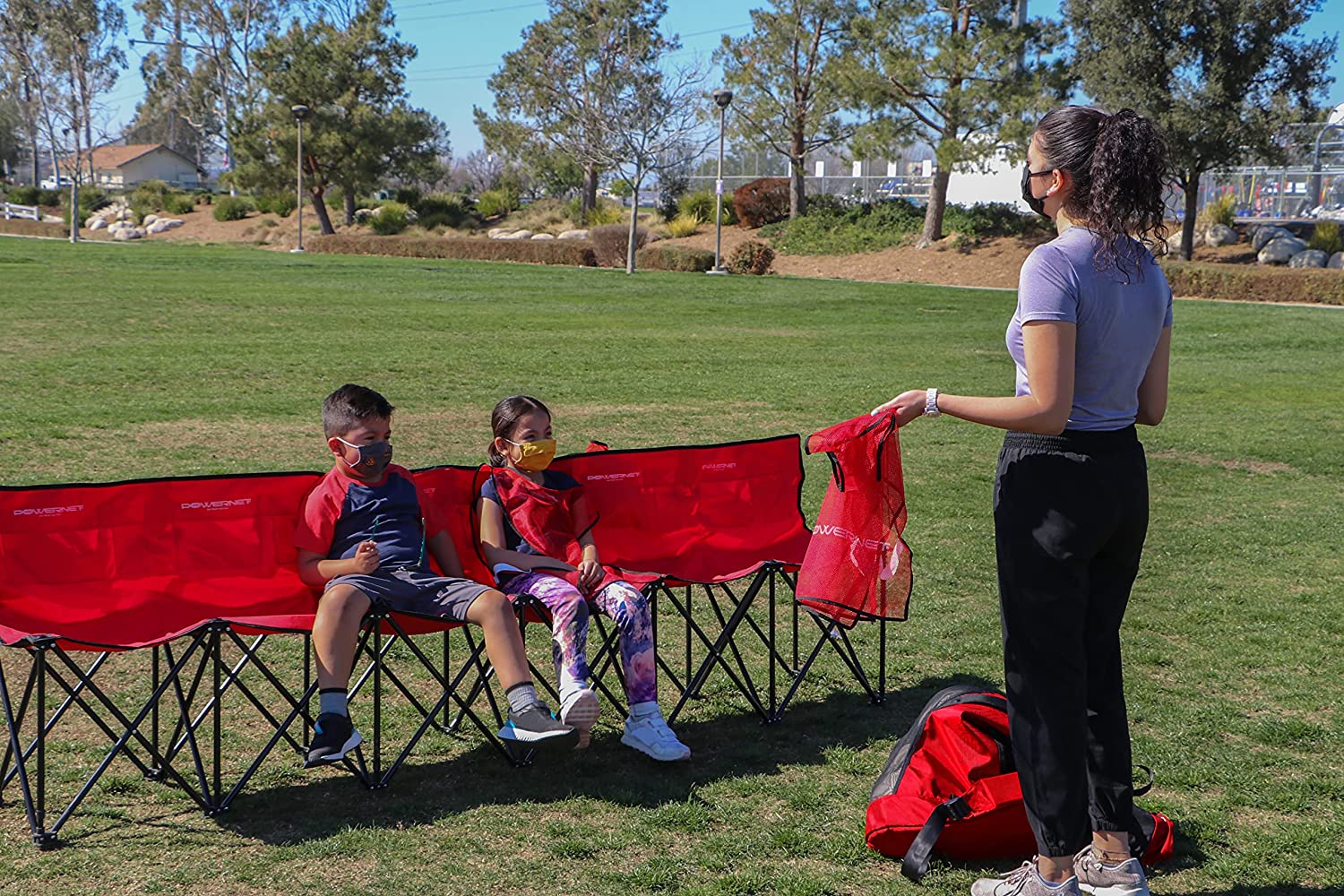 PowerNet 6 Seater Team Bench - Maximum Velocity Sports