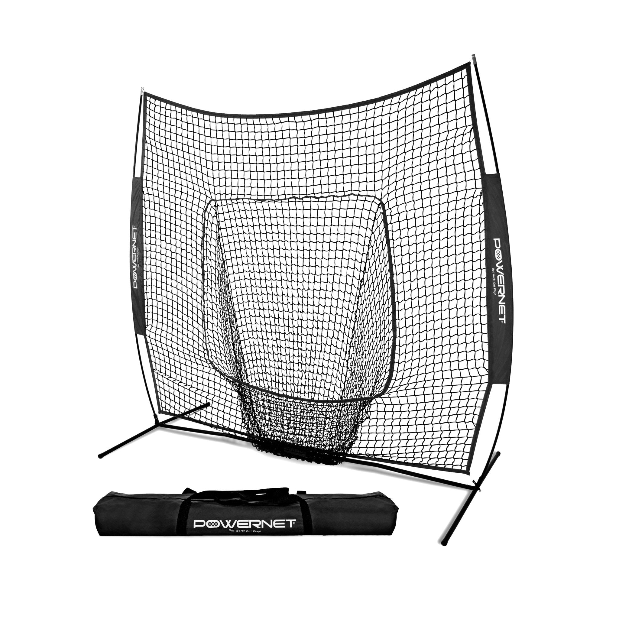 PowerNet 7x7 Baseball Softball Hitting Net - Maximum Velocity Sports