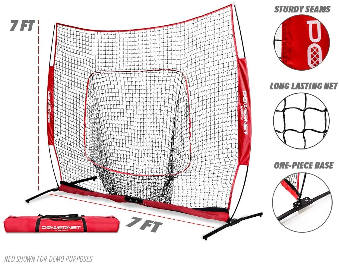PowerNet 7x7 PRO Net with One Piece Frame - Maximum Velocity Sports
