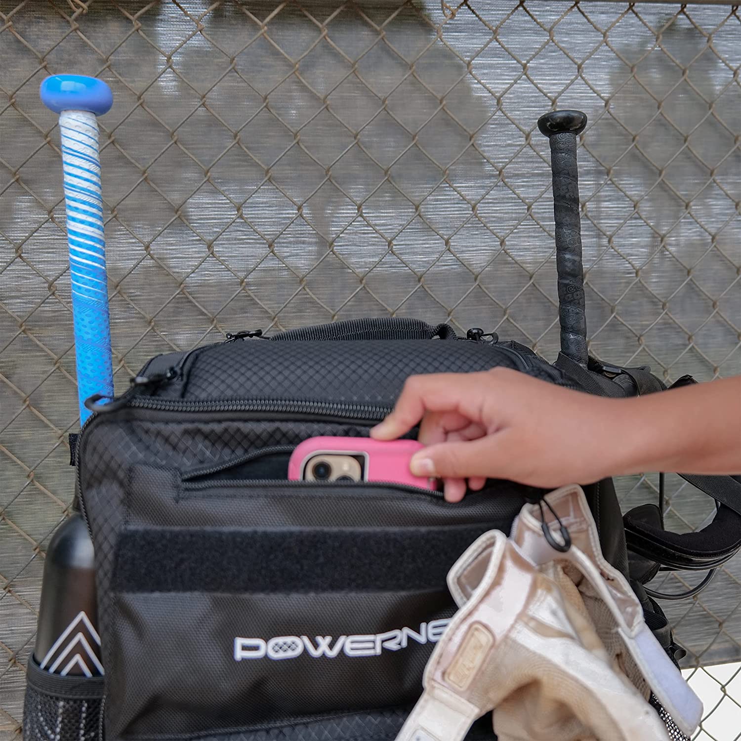 PowerNet Baseball Softball Multi-Bat and Equipment Backpack Bag - Maximum Velocity Sports