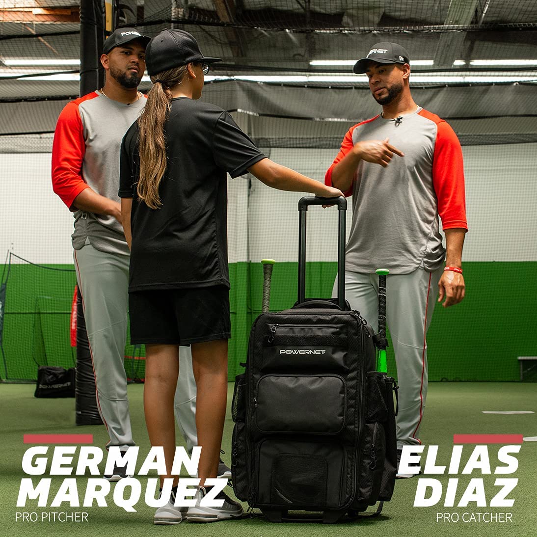 PowerNet Baseball Softball Multi-Bat and Equipment Backpack Bag - Maximum Velocity Sports