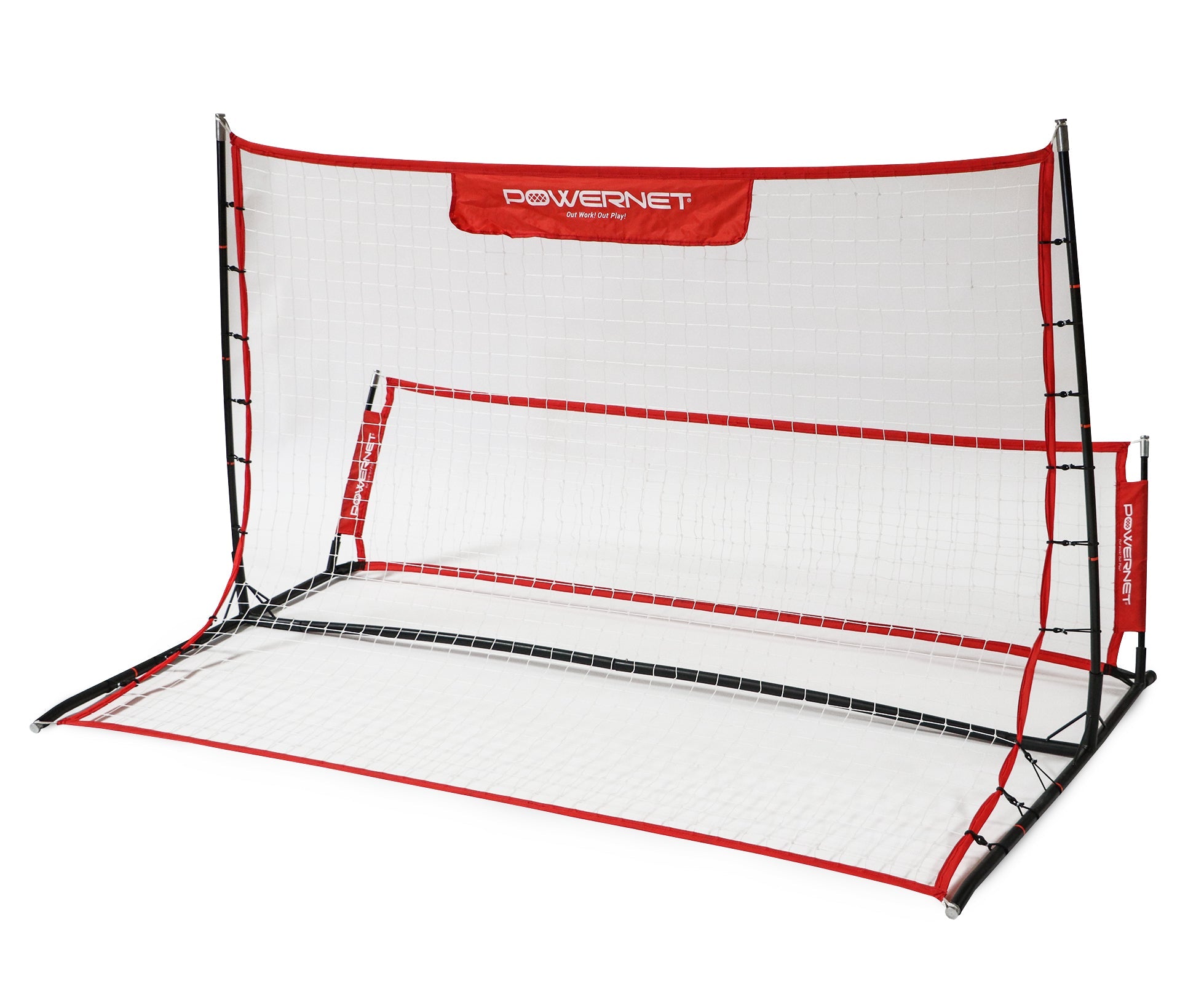 PowerNet Fast Pass Rebounder Soccer Trainer 6' x 4' - Maximum Velocity Sports