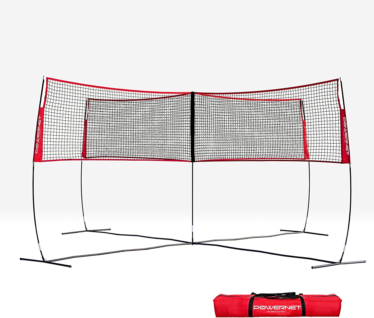 PowerNet Four Square Volleyball Net Standalone Unit - Maximum Velocity Sports