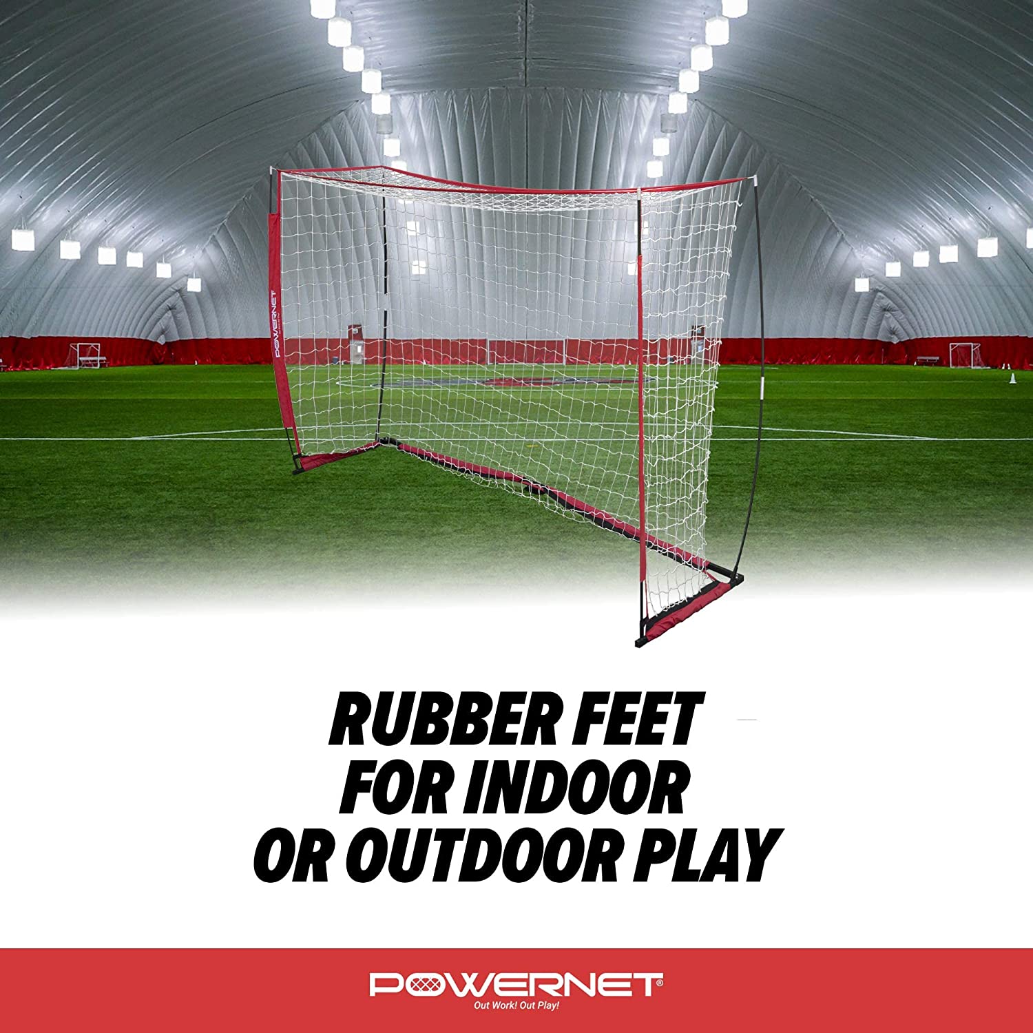 PowerNet Futsal Soccer Goal 3M x 2M (9.84 Ft x 6.56 ft) - Maximum Velocity Sports