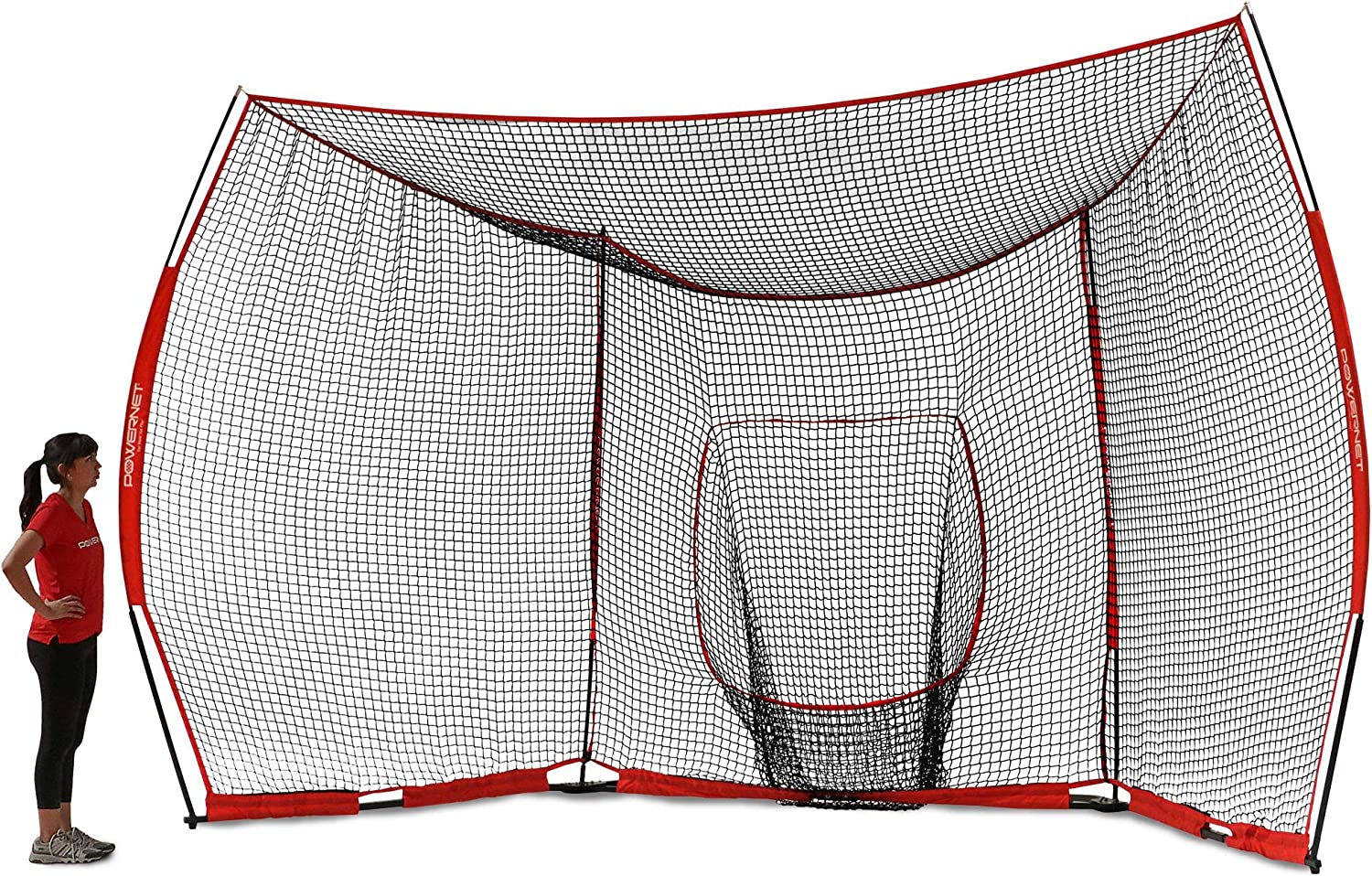 PowerNet Large Portable Baseball Backstop - Maximum Velocity Sports