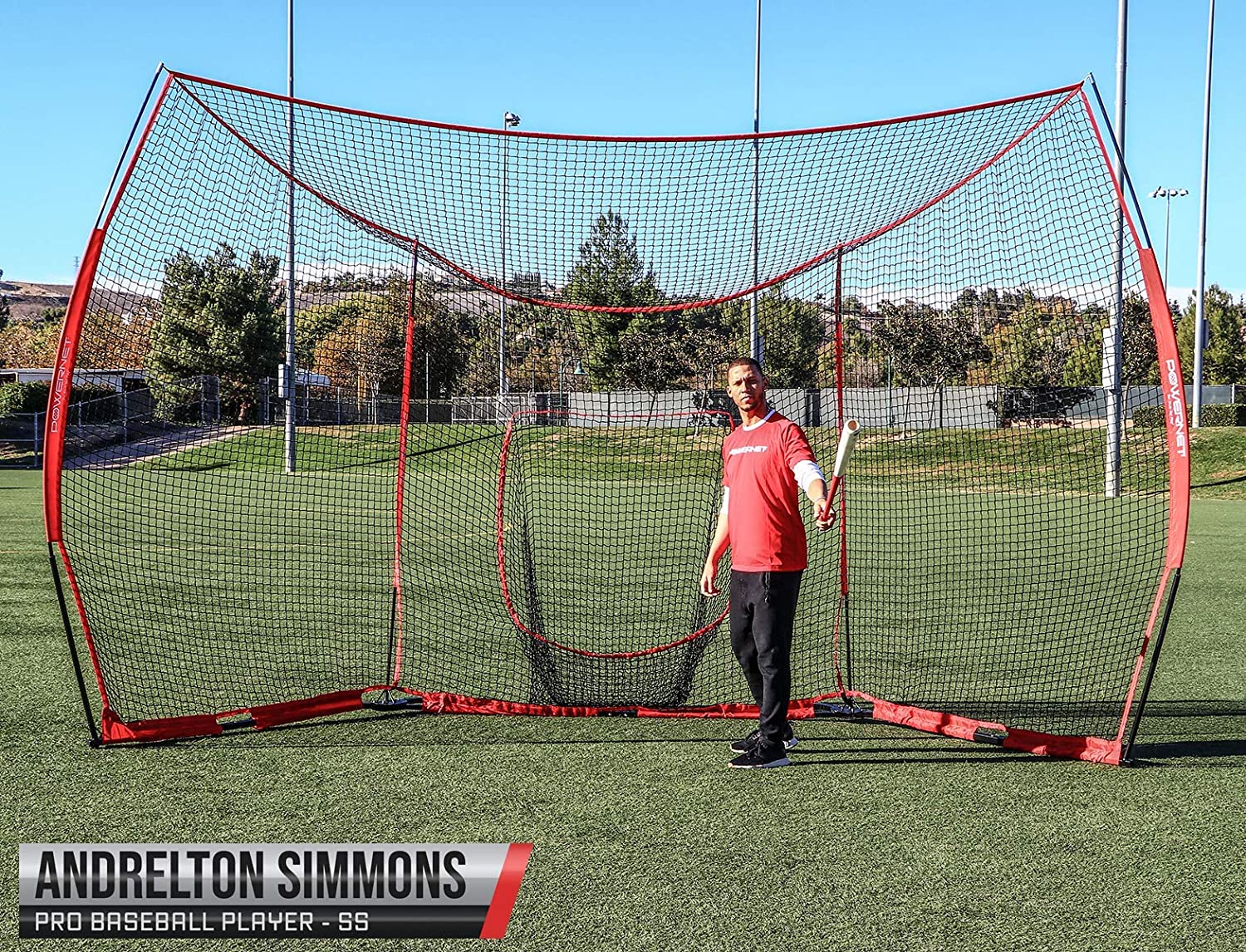 PowerNet Large Portable Baseball Backstop - Maximum Velocity Sports