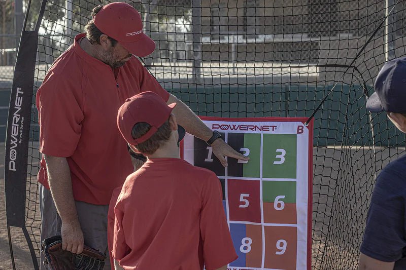 PowerNet Numbered Pitching Pad - Maximum Velocity Sports