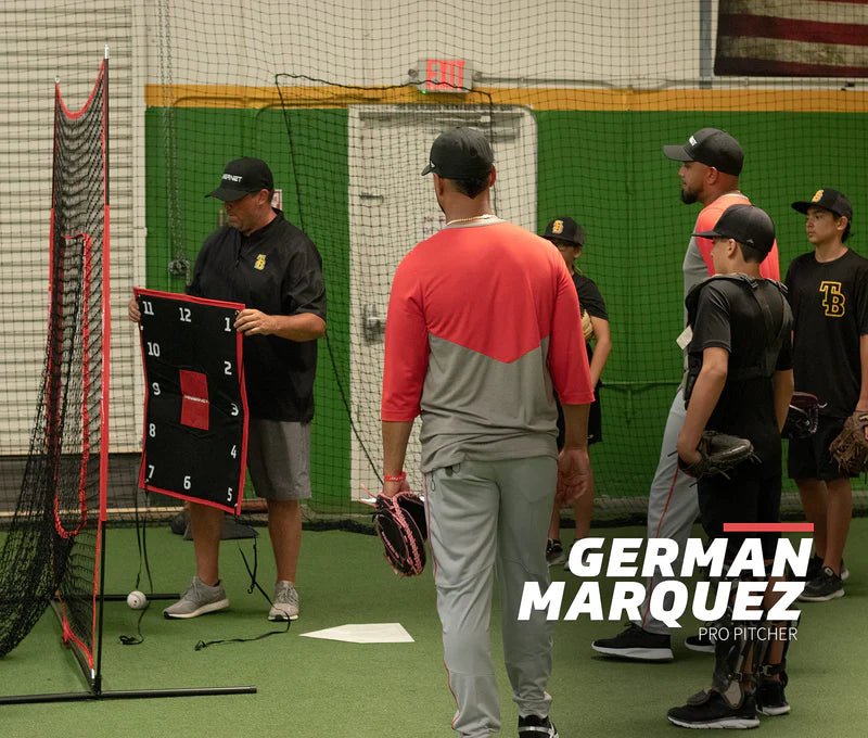 PowerNet Numbered Pitching Pad - Maximum Velocity Sports