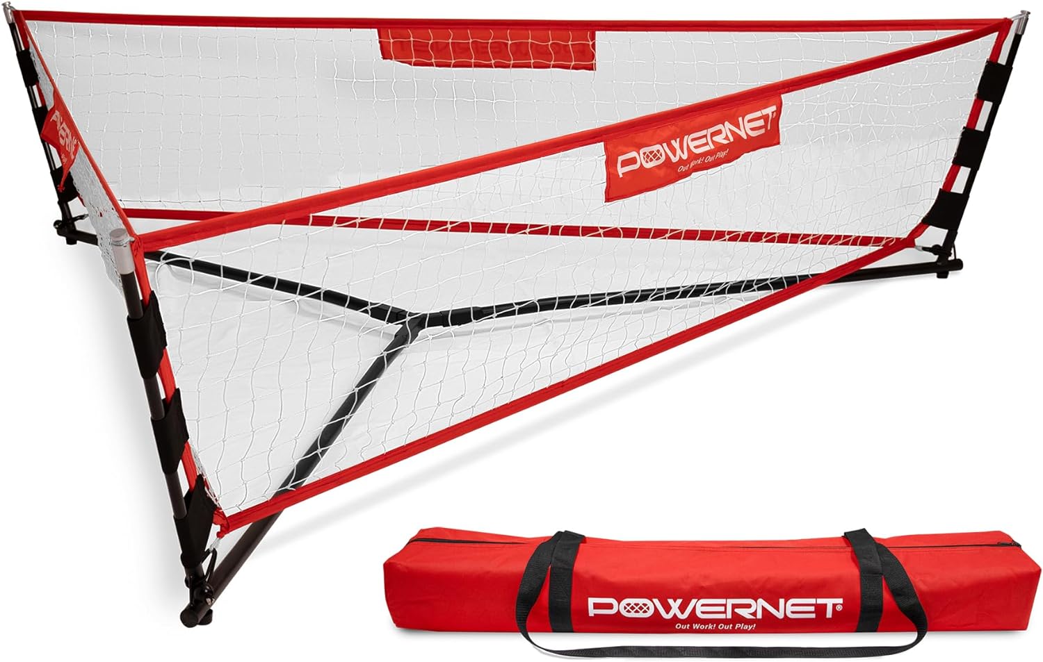 Rebounder Soccer PowerNet Fast Pass Trainer 6' X 4' Maximum