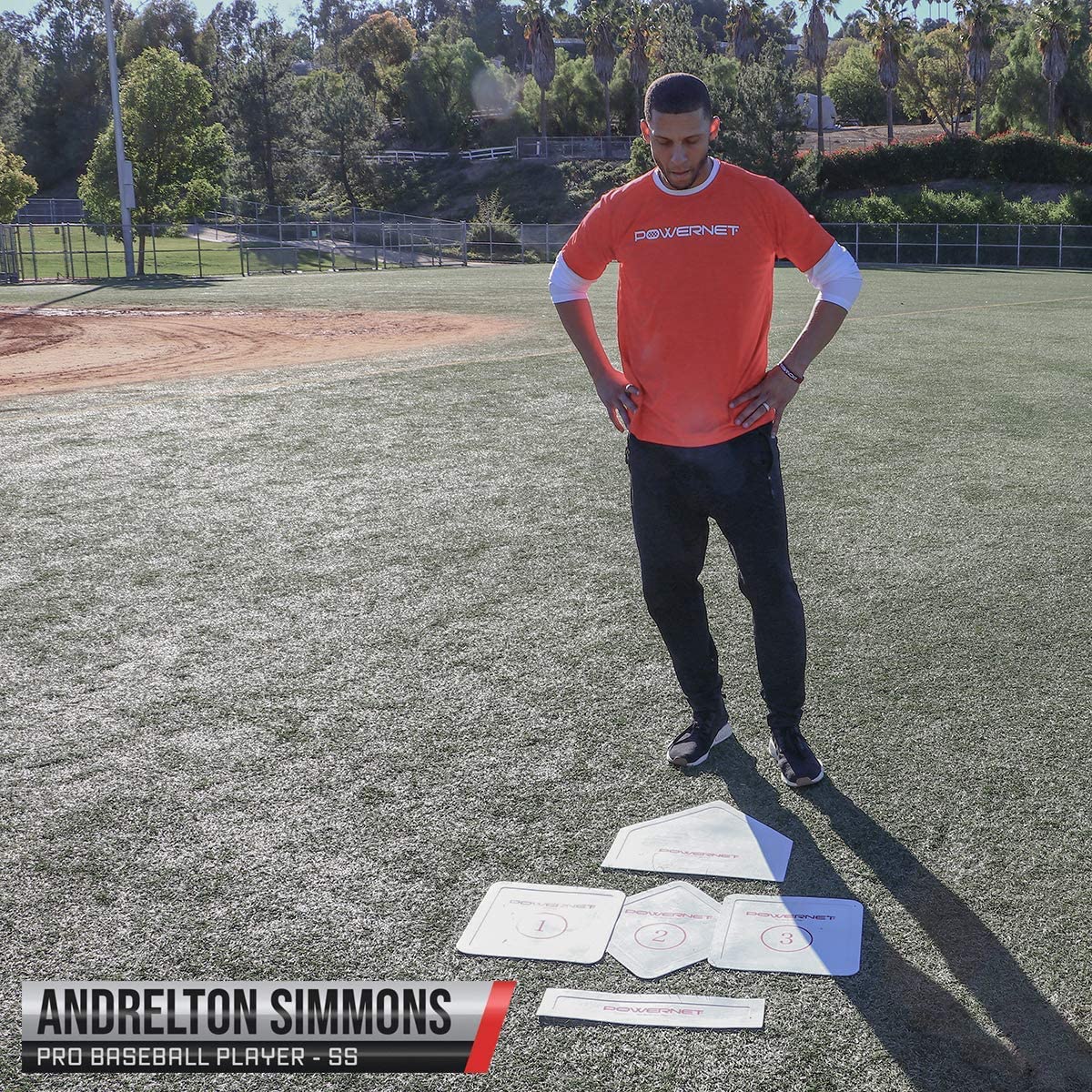 PowerNet Throw Down Base 5 Piece Set - Maximum Velocity Sports