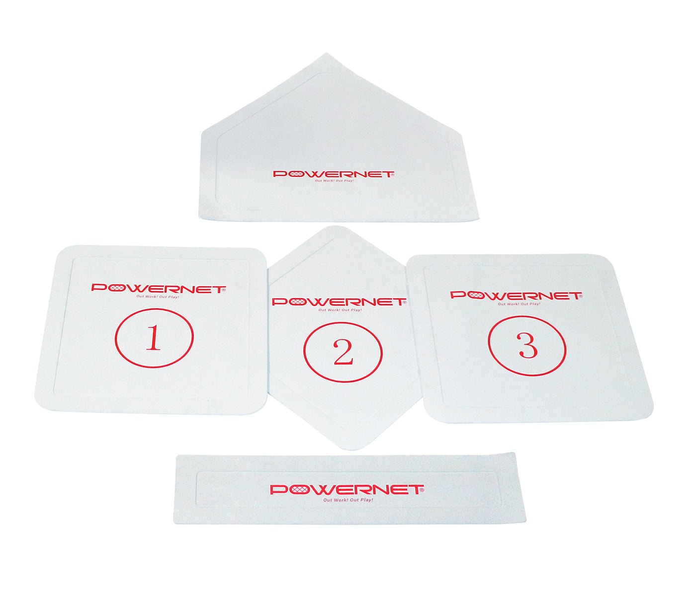 PowerNet Throw Down Base 5 Piece Set - Maximum Velocity Sports