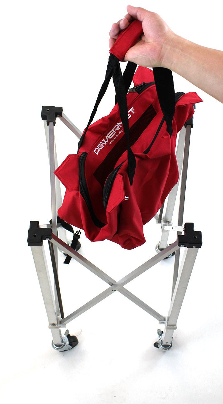 PowerNet Wheeled Ball Caddy Cart for Baseball Softball and Tennis - Maximum Velocity Sports