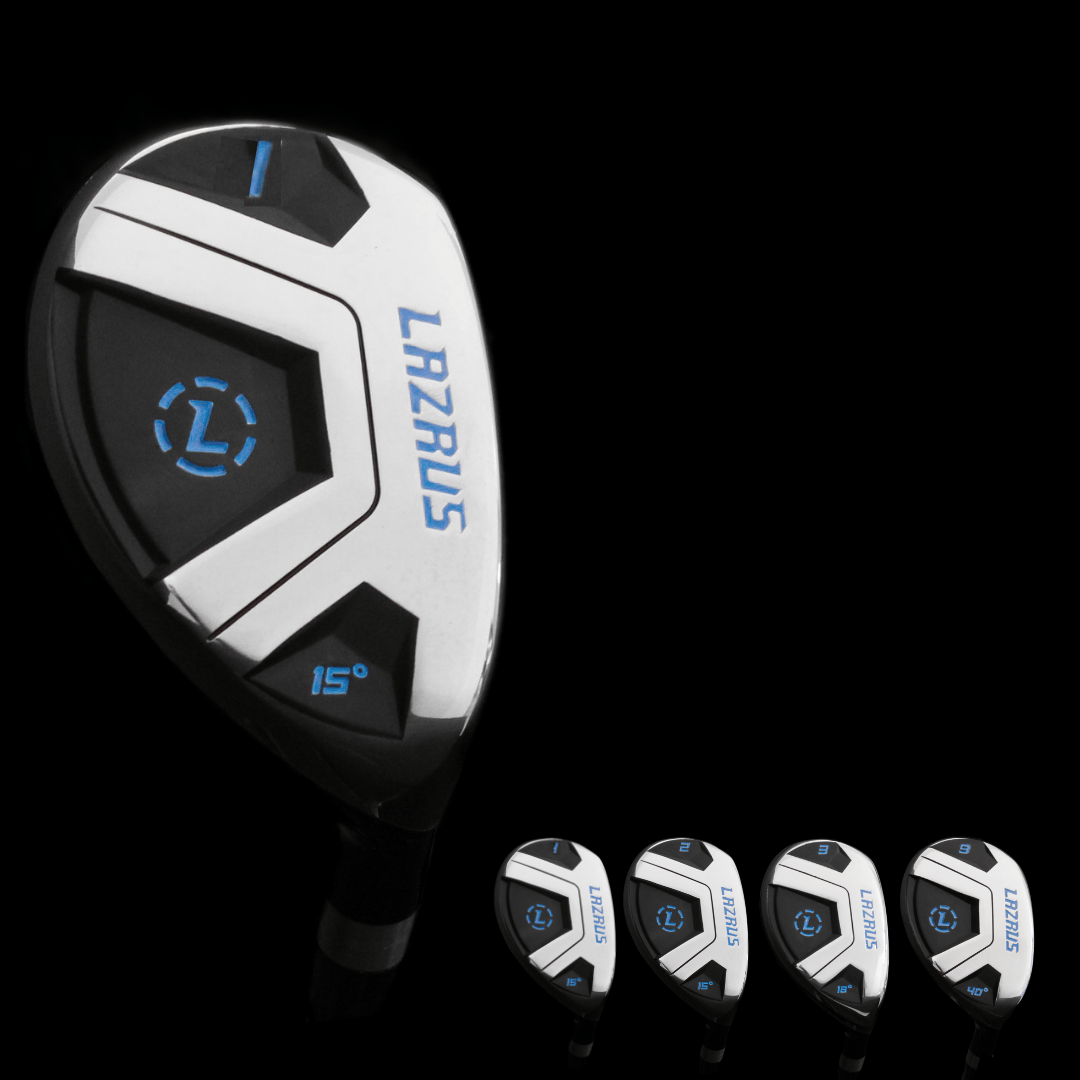 Lazrus Golf LAZ1 Hybrids (SILVER/BLACK) - Maximum Velocity Sports