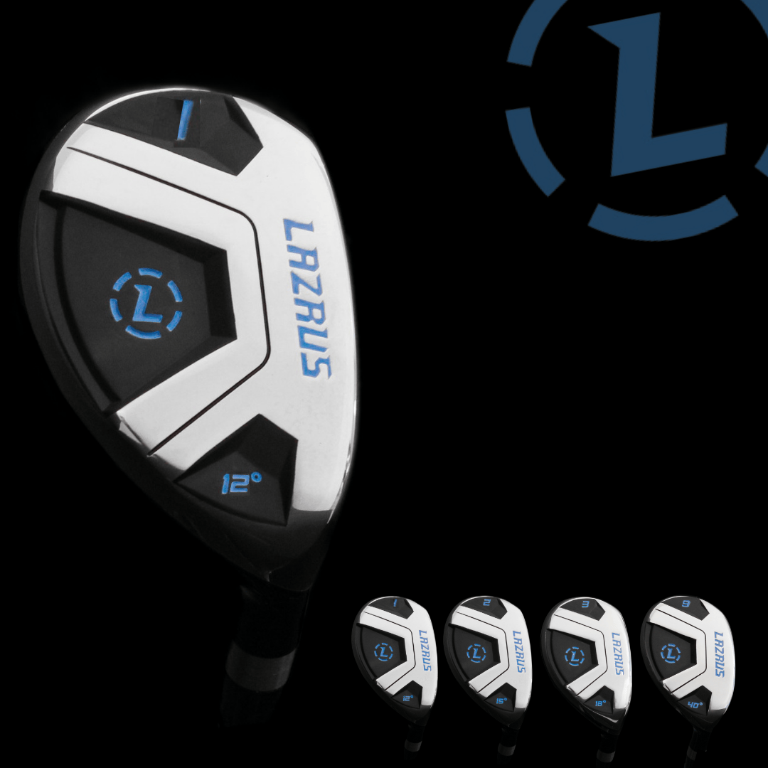 Lazrus Golf LAZ1 Hybrids (SILVER/BLACK) - Maximum Velocity Sports