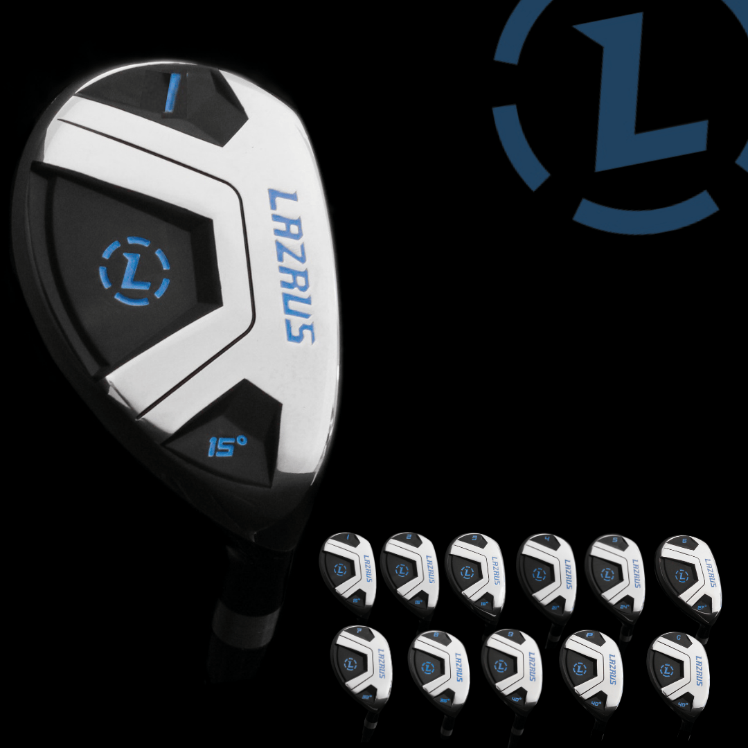 Lazrus Golf LAZ1 Hybrids (SILVER/BLACK) - Maximum Velocity Sports