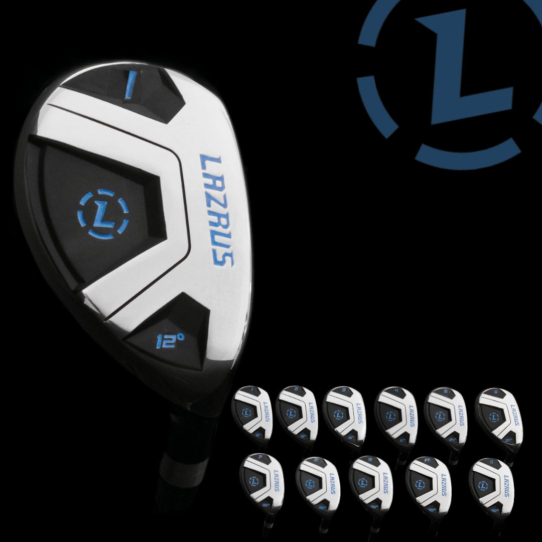 Lazrus Golf LAZ1 Hybrids (SILVER/BLACK) - Maximum Velocity Sports