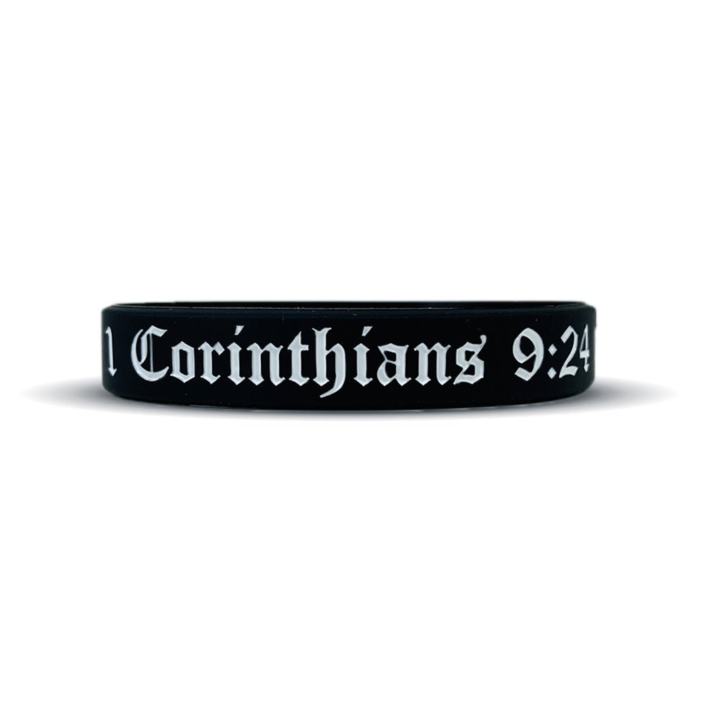 1 Corinthians 9:24 Wristband - Maximum Velocity Sports