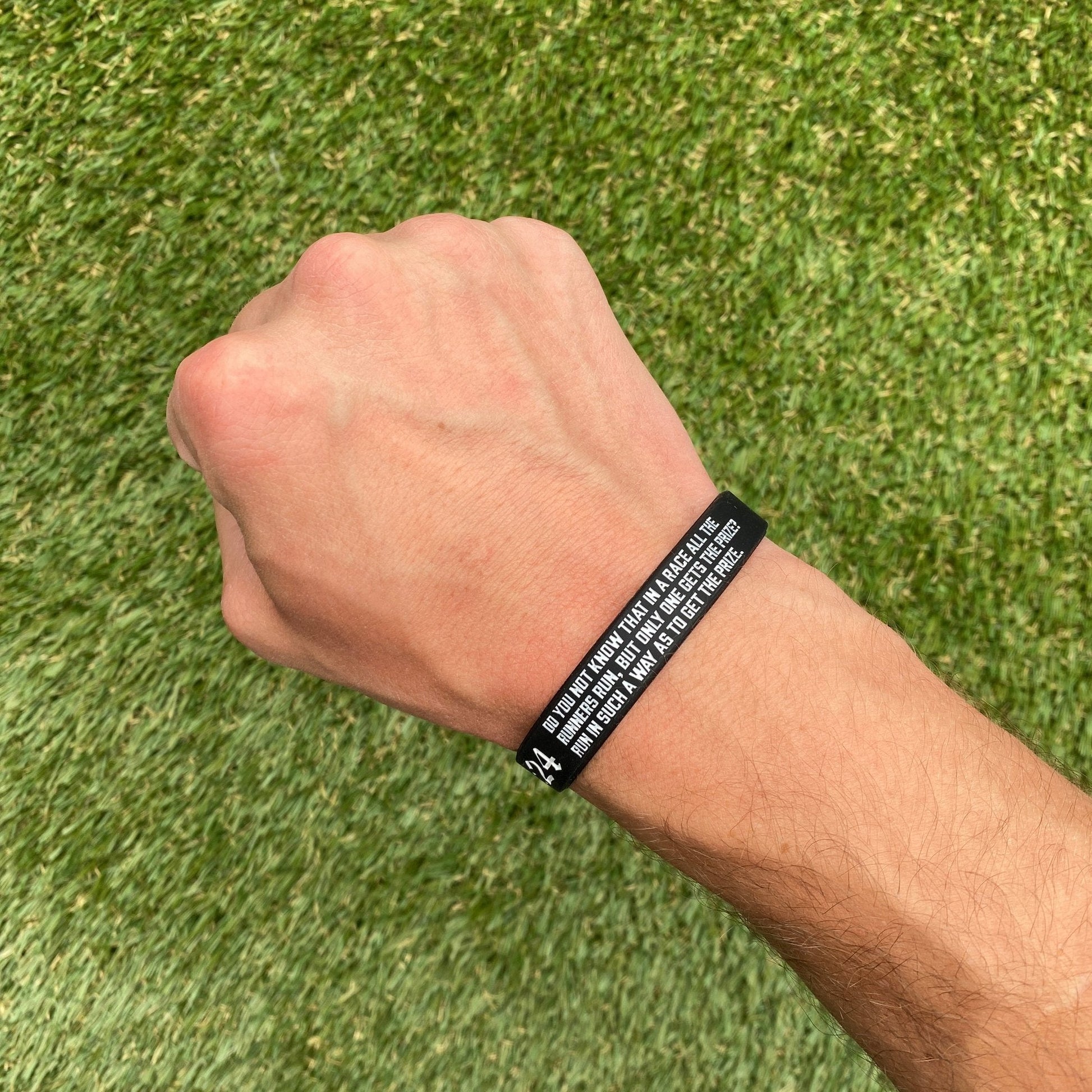 1 Corinthians 9:24 Wristband - Maximum Velocity Sports