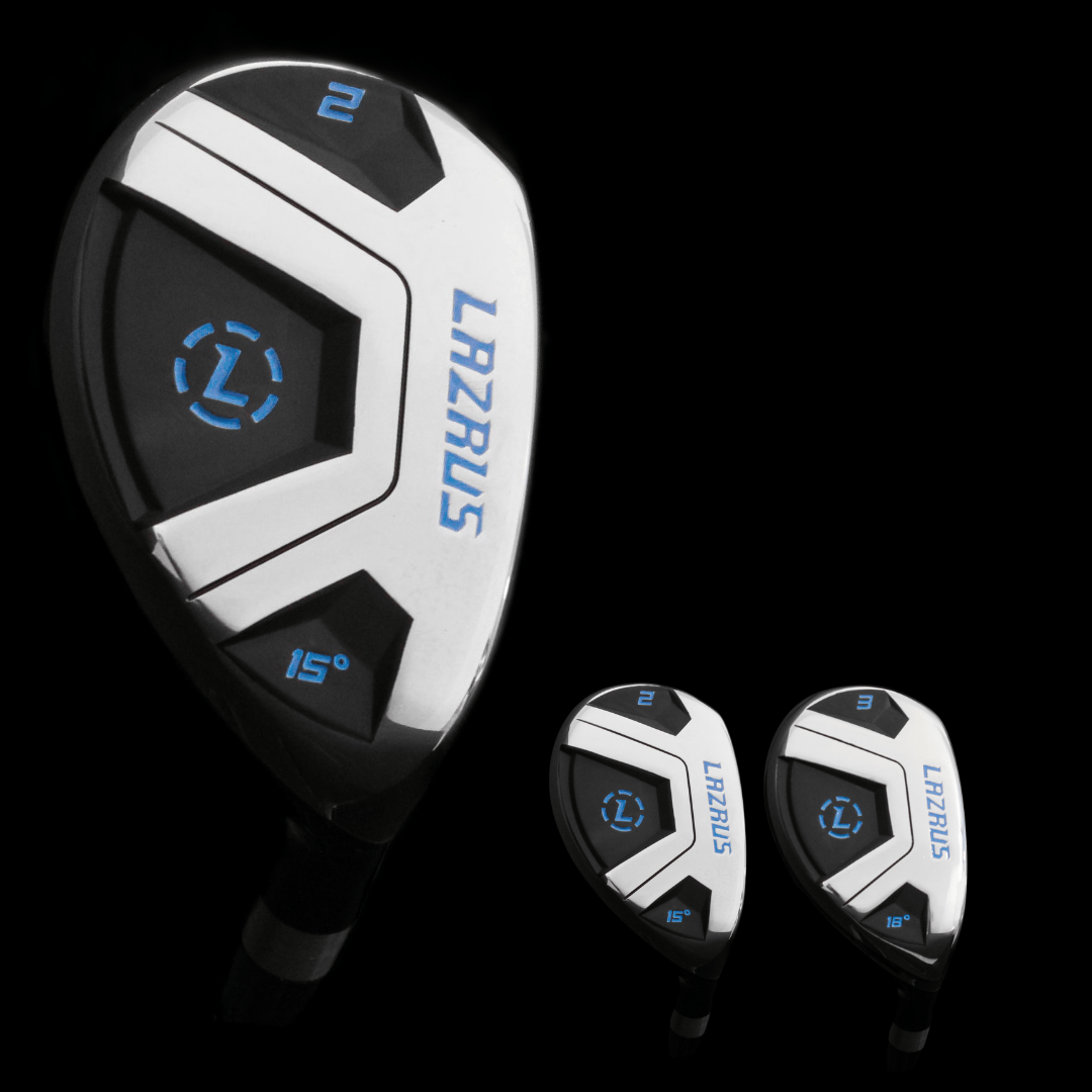 Lazrus Golf LAZ1 Hybrids (SILVER/BLACK) - Maximum Velocity Sports