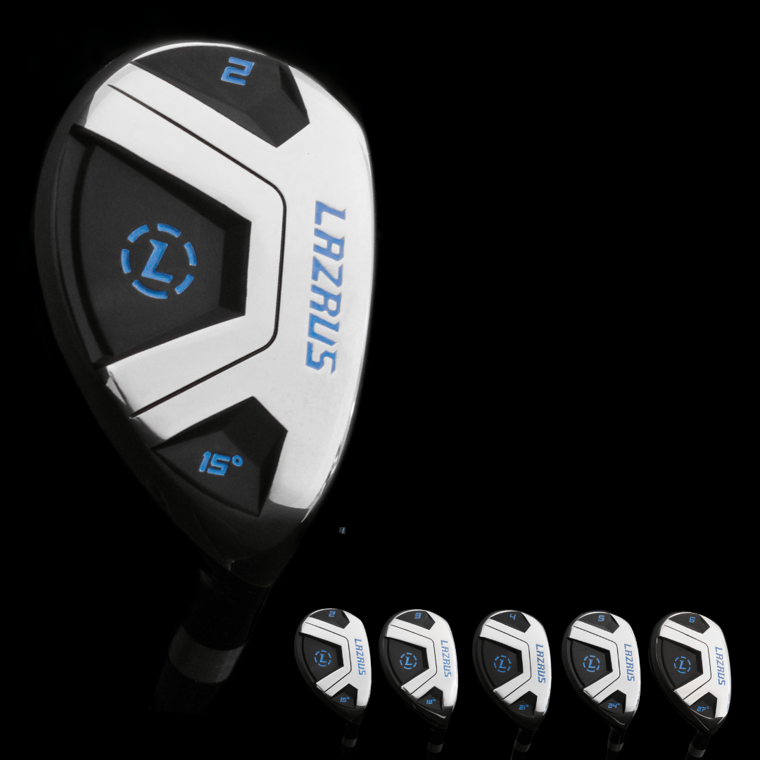 Lazrus Golf LAZ1 Hybrids (SILVER/BLACK) - Maximum Velocity Sports