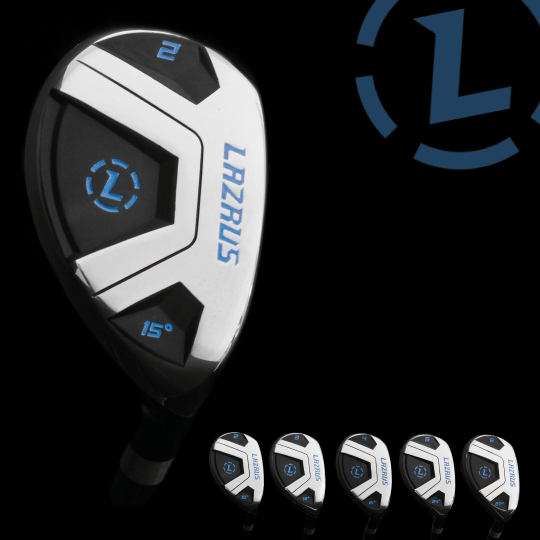 Lazrus Golf LAZ1 Hybrids (SILVER/BLACK) - Maximum Velocity Sports