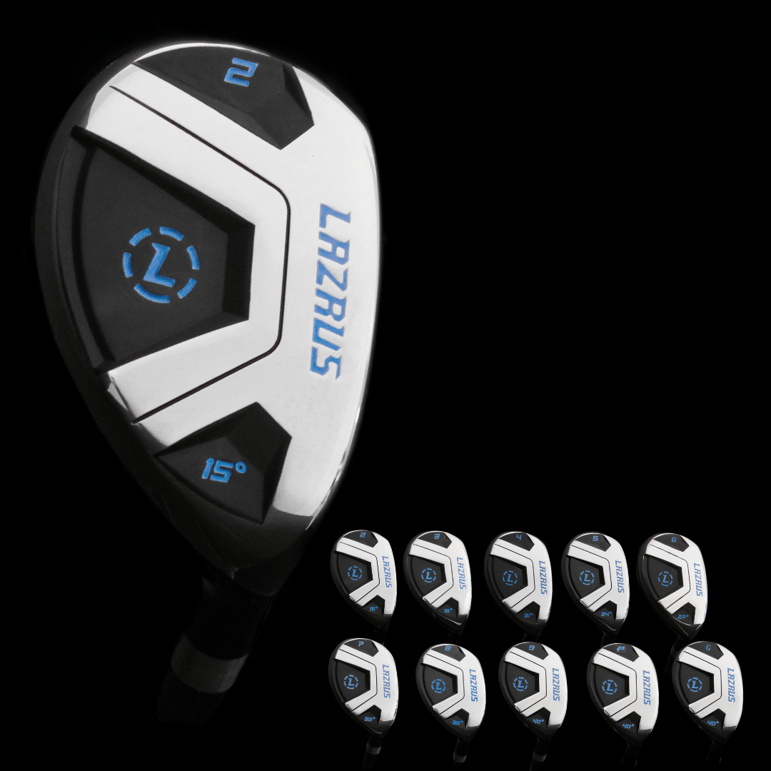 Lazrus Golf LAZ1 Hybrids (SILVER/BLACK) - Maximum Velocity Sports