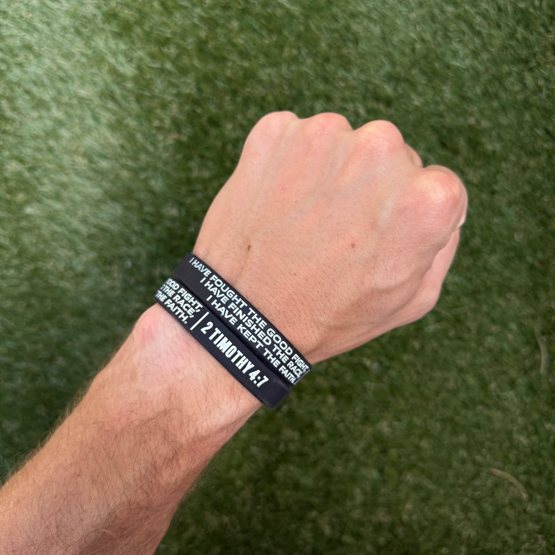 2 TIMOTHY 4:7 Wristband - Maximum Velocity Sports