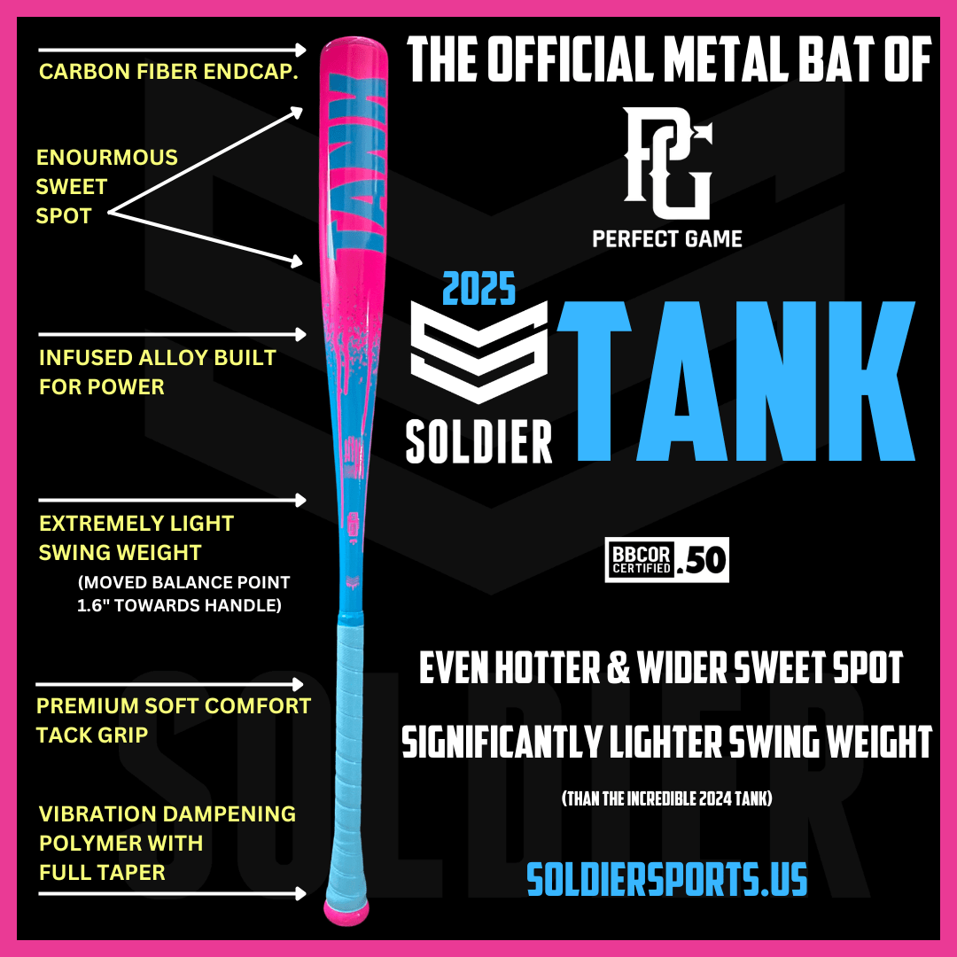 2025 SOLDIER TANK BBCOR BASEBALL BAT - Maximum Velocity Sports