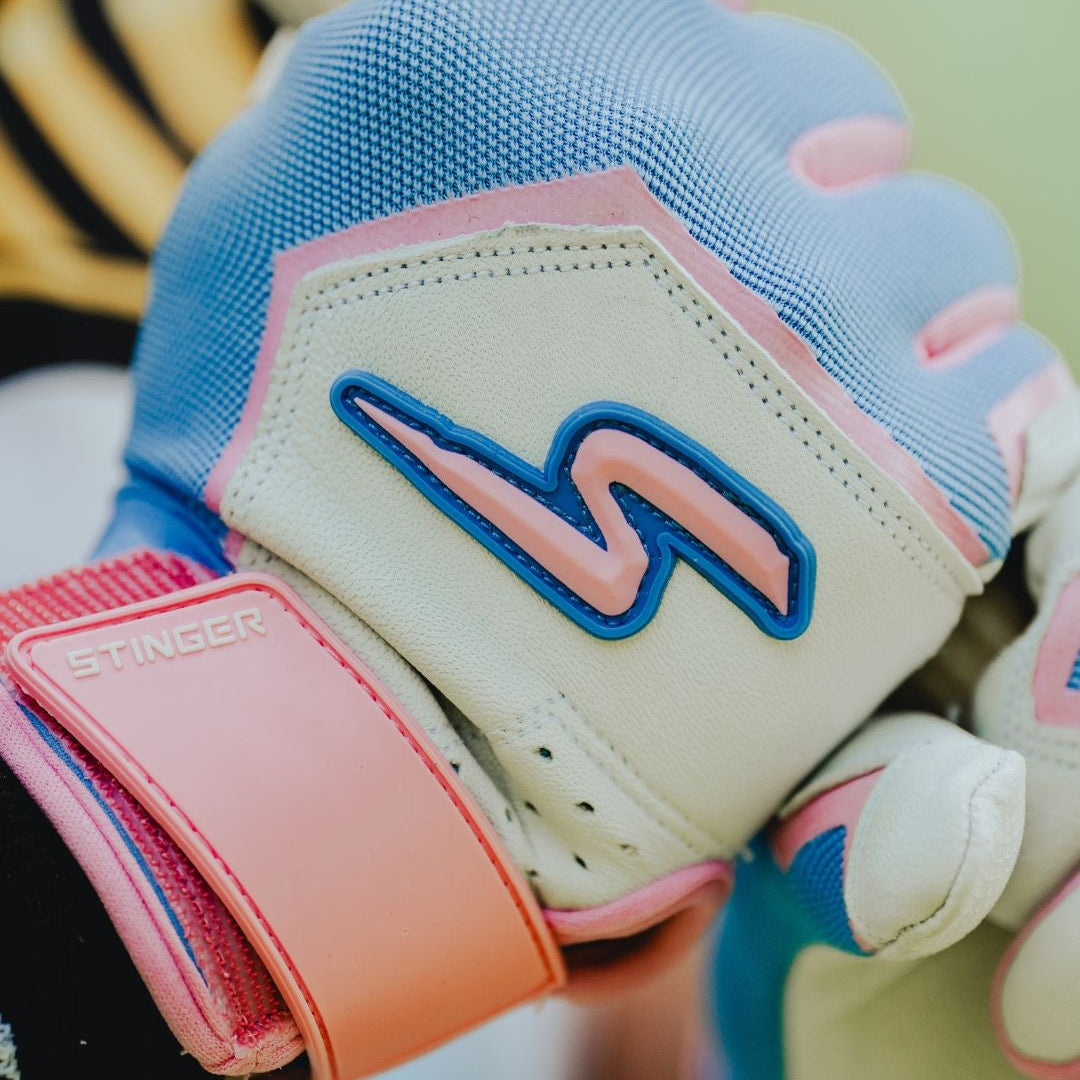 Sting Squad Batting Gloves - Cotton Candy - Maximum Velocity Sports