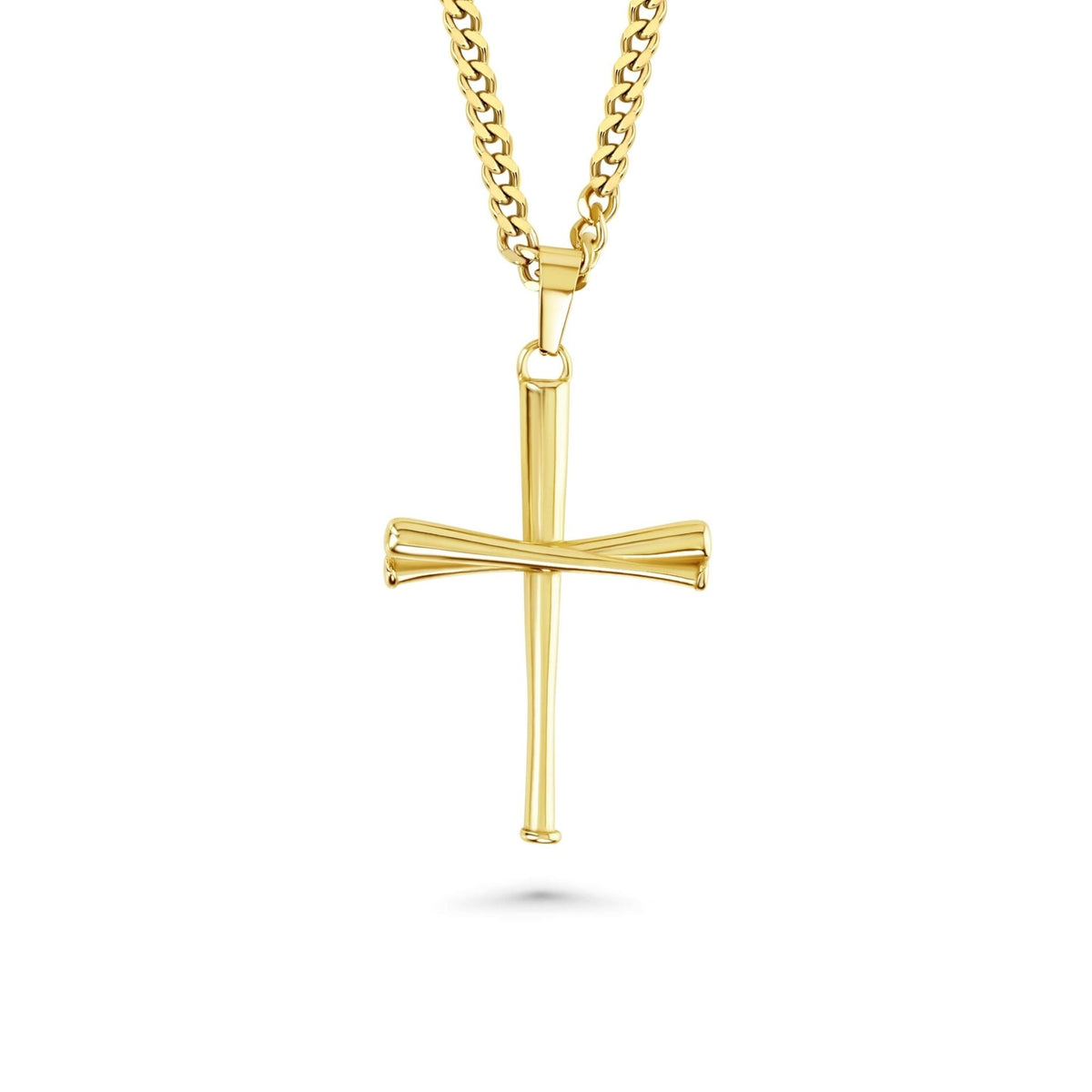 3.0 Baseball Bat Cross Necklace - Maximum Velocity Sports