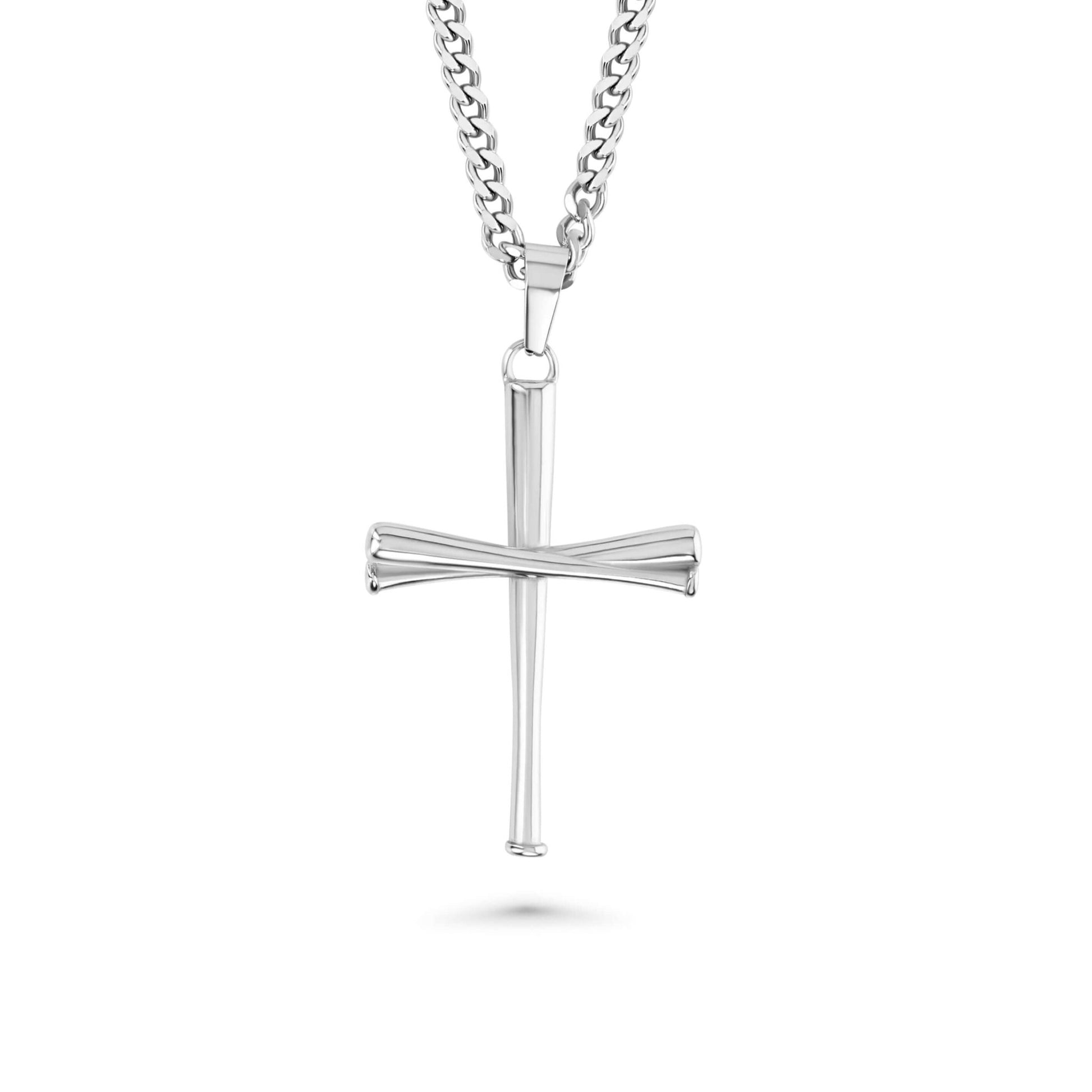 3.0 Baseball Bat Cross Necklace - Maximum Velocity Sports