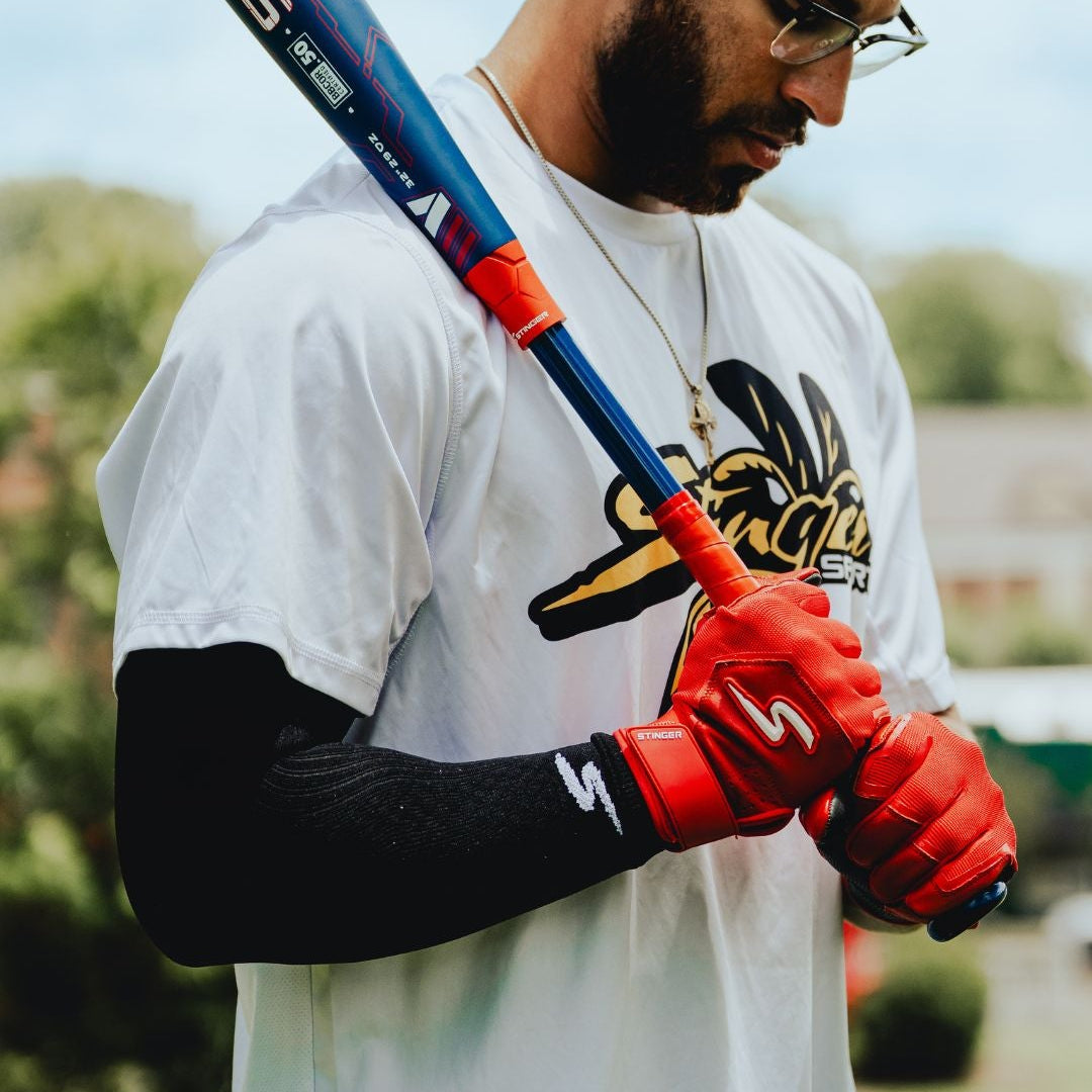 Color Crush Batting Gloves - Red - Maximum Velocity Sports