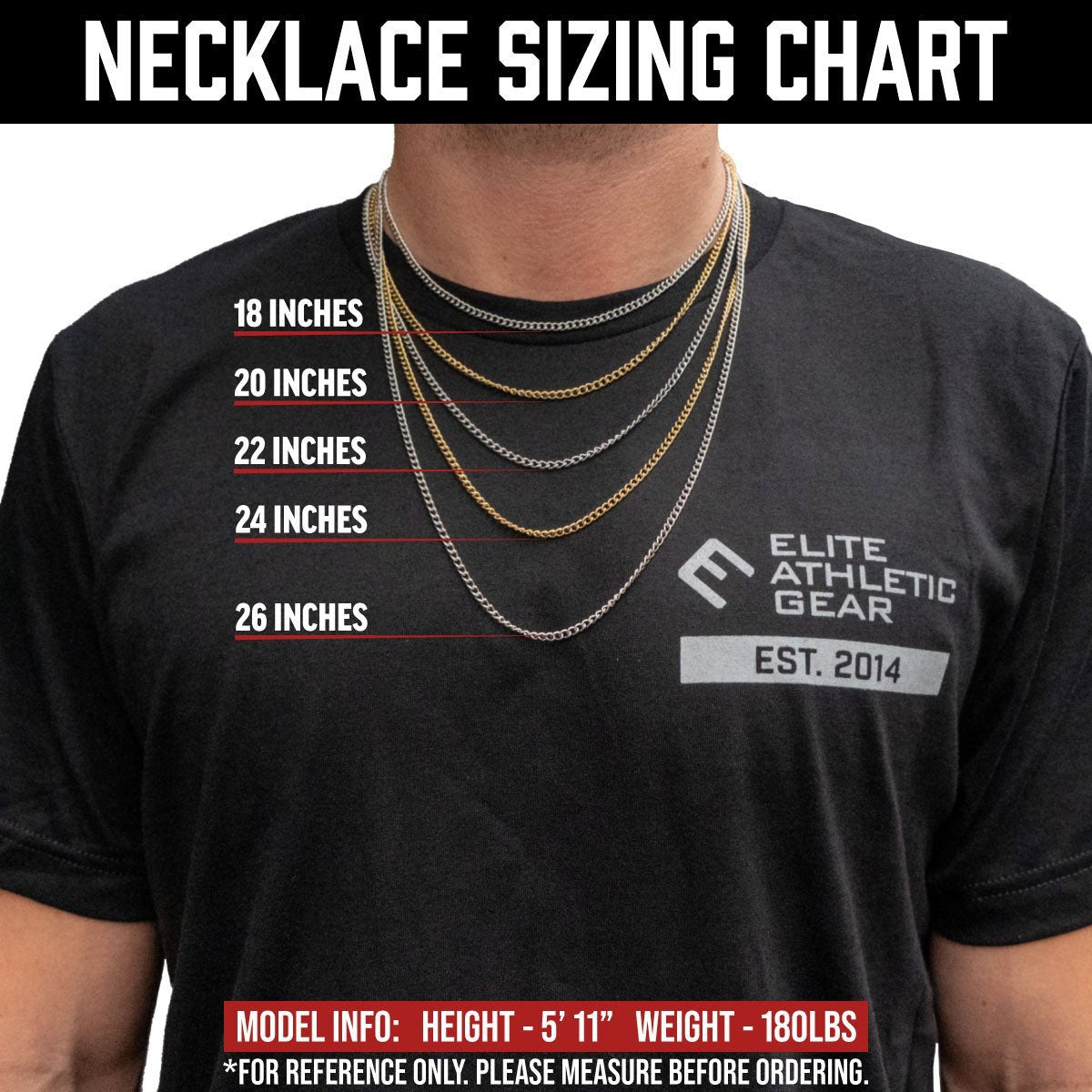 3mm Cuban Link Chain Necklace - Stainless Steel - Maximum Velocity Sports