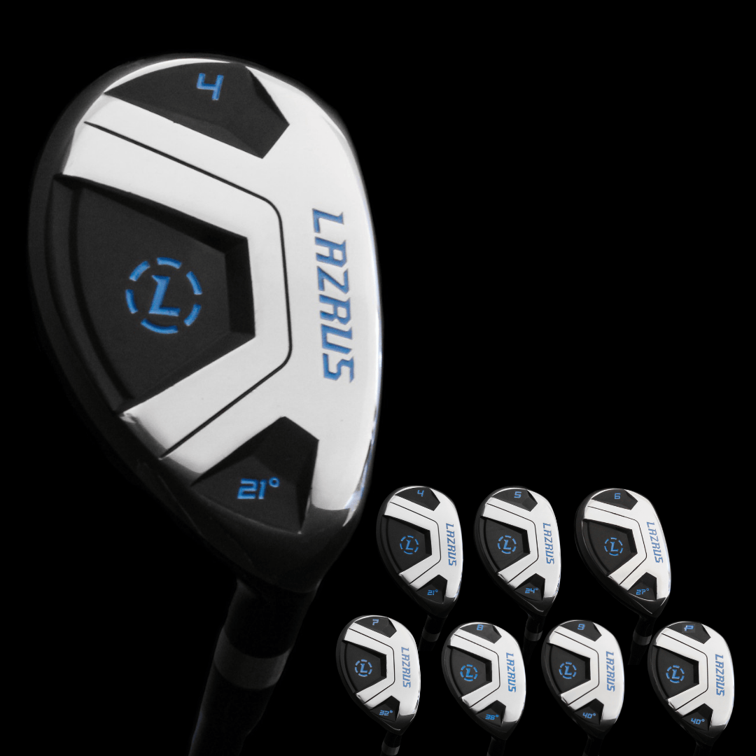 Lazrus Golf LAZ1 Hybrids (SILVER/BLACK) - Maximum Velocity Sports