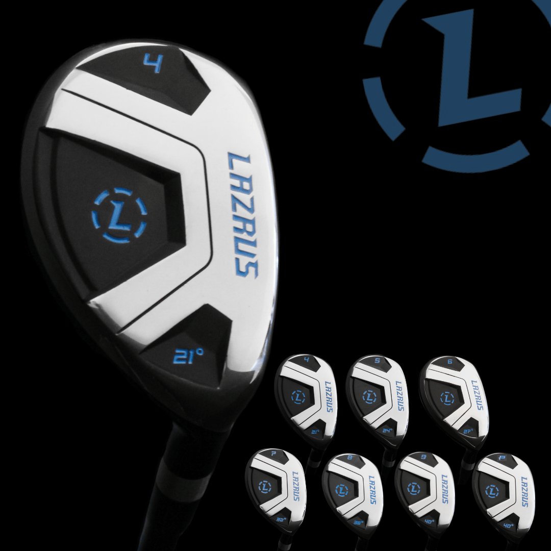 Lazrus Golf LAZ1 Hybrids (SILVER/BLACK) - Maximum Velocity Sports
