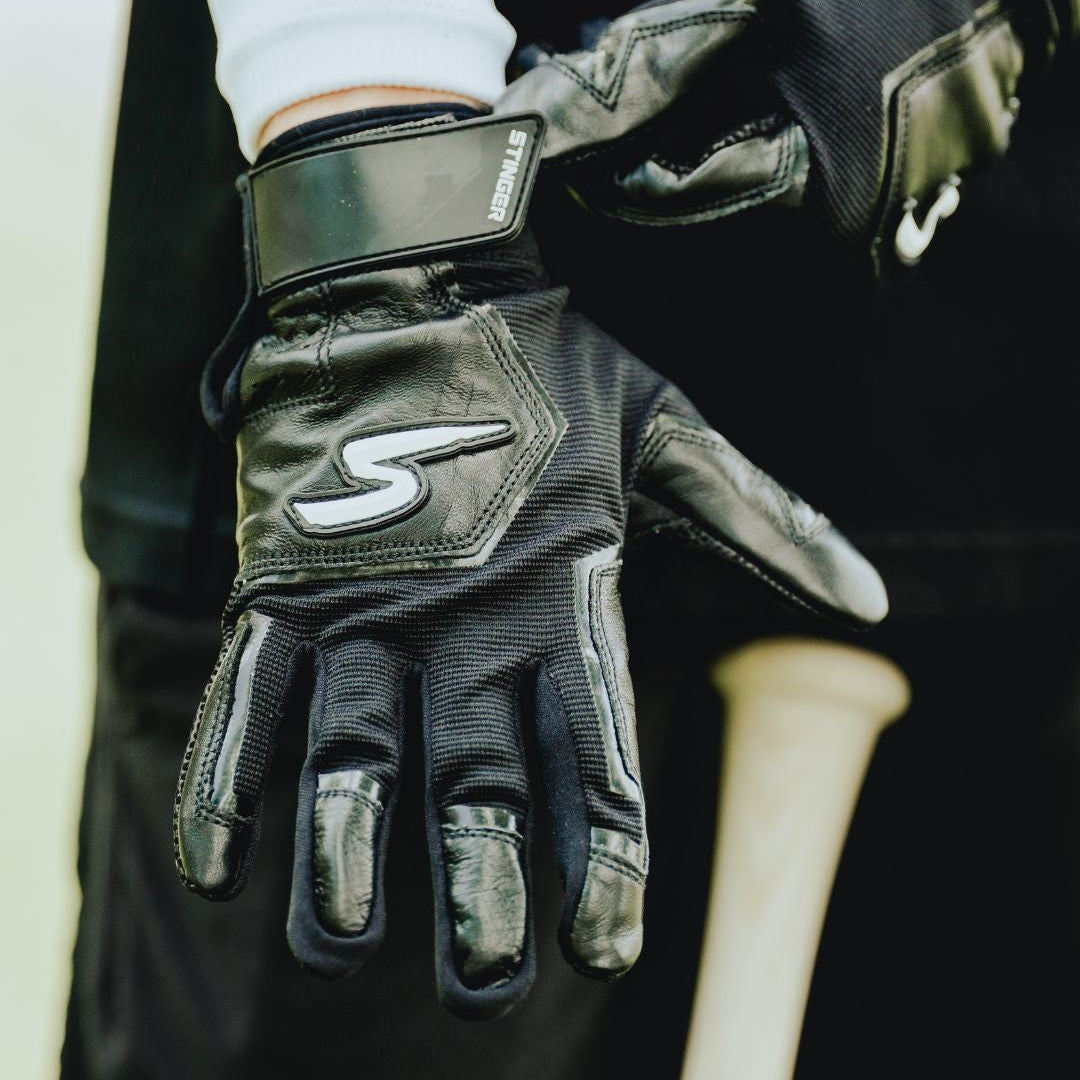 Sting Squad Batting Gloves - Black Out - Maximum Velocity Sports