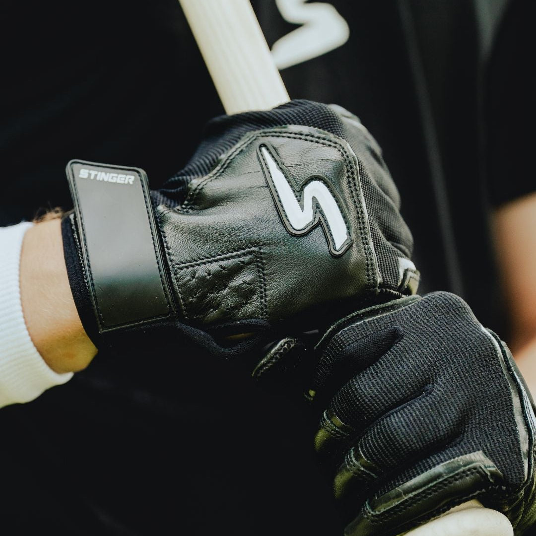 Sting Squad Batting Gloves - Black Out - Maximum Velocity Sports