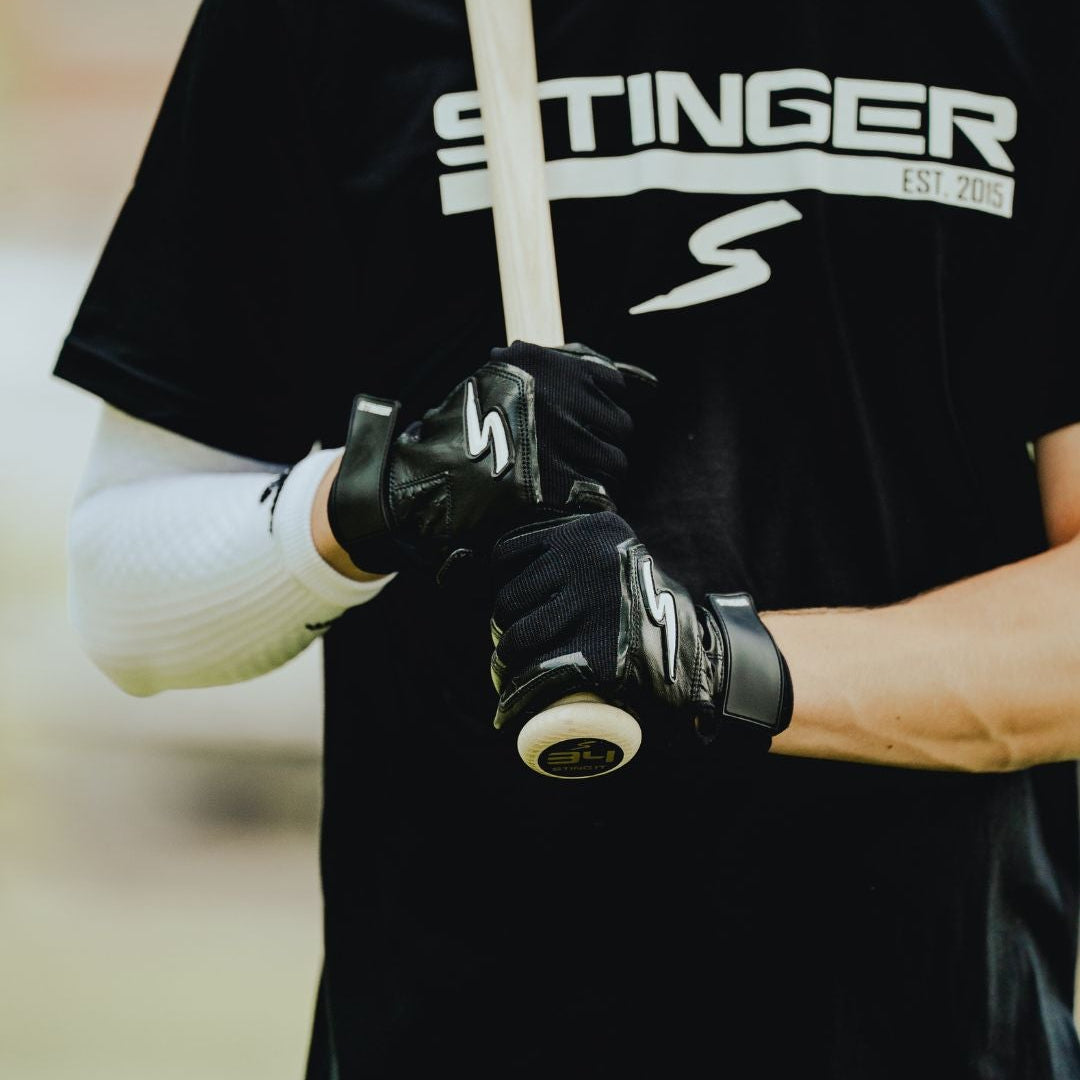 Sting Squad Batting Gloves - Black Out - Maximum Velocity Sports