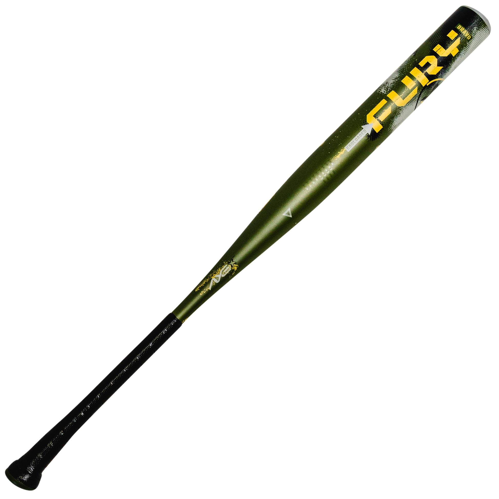 Axe Fury Bravo 1-Piece USSSA Slowpitch Bat | ½ oz. Endloaded | Flared Handle | - Maximum Velocity Sports