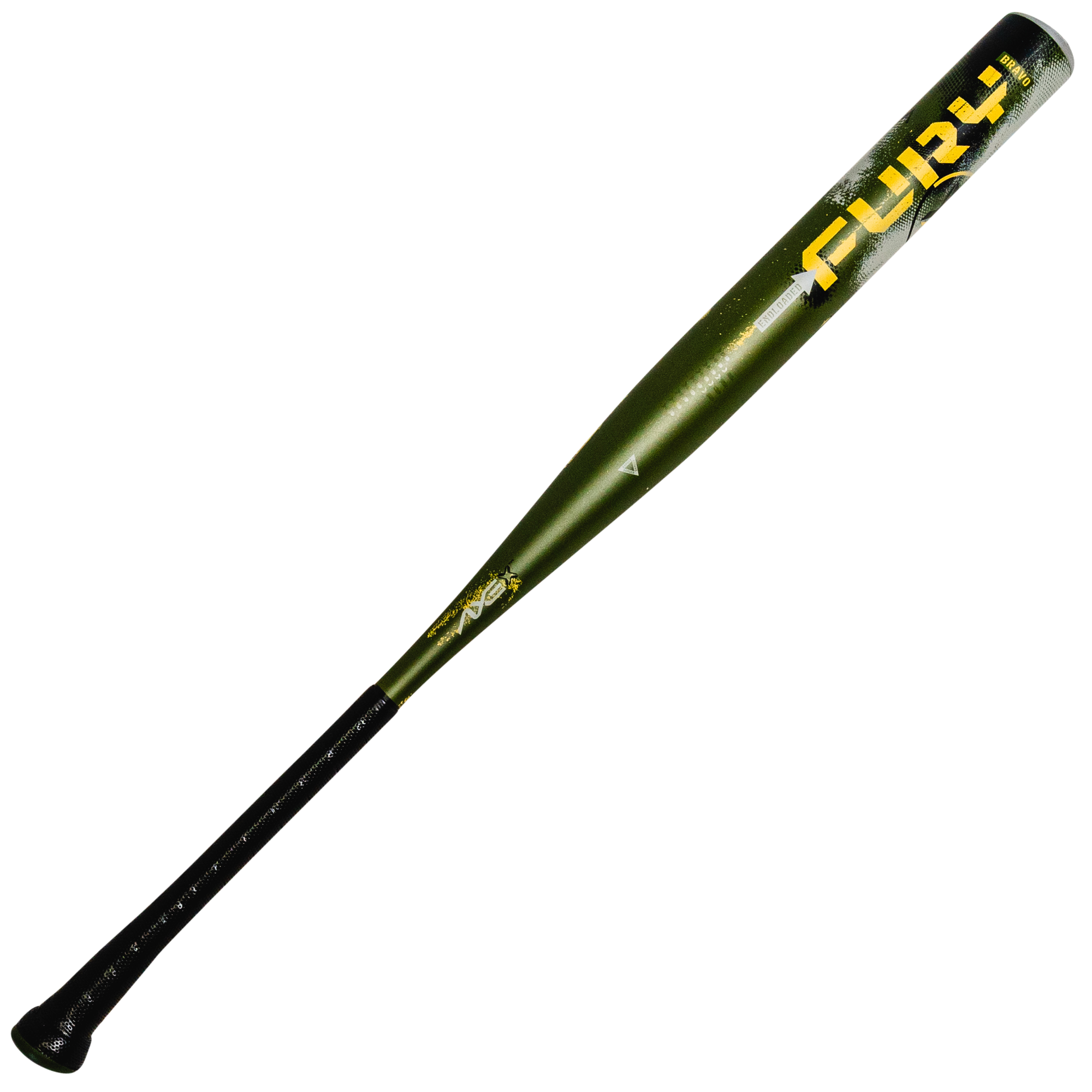 Axe Fury Bravo 1-Piece USSSA Slowpitch Bat | ½ oz. Endloaded | Flared Handle | - Maximum Velocity Sports
