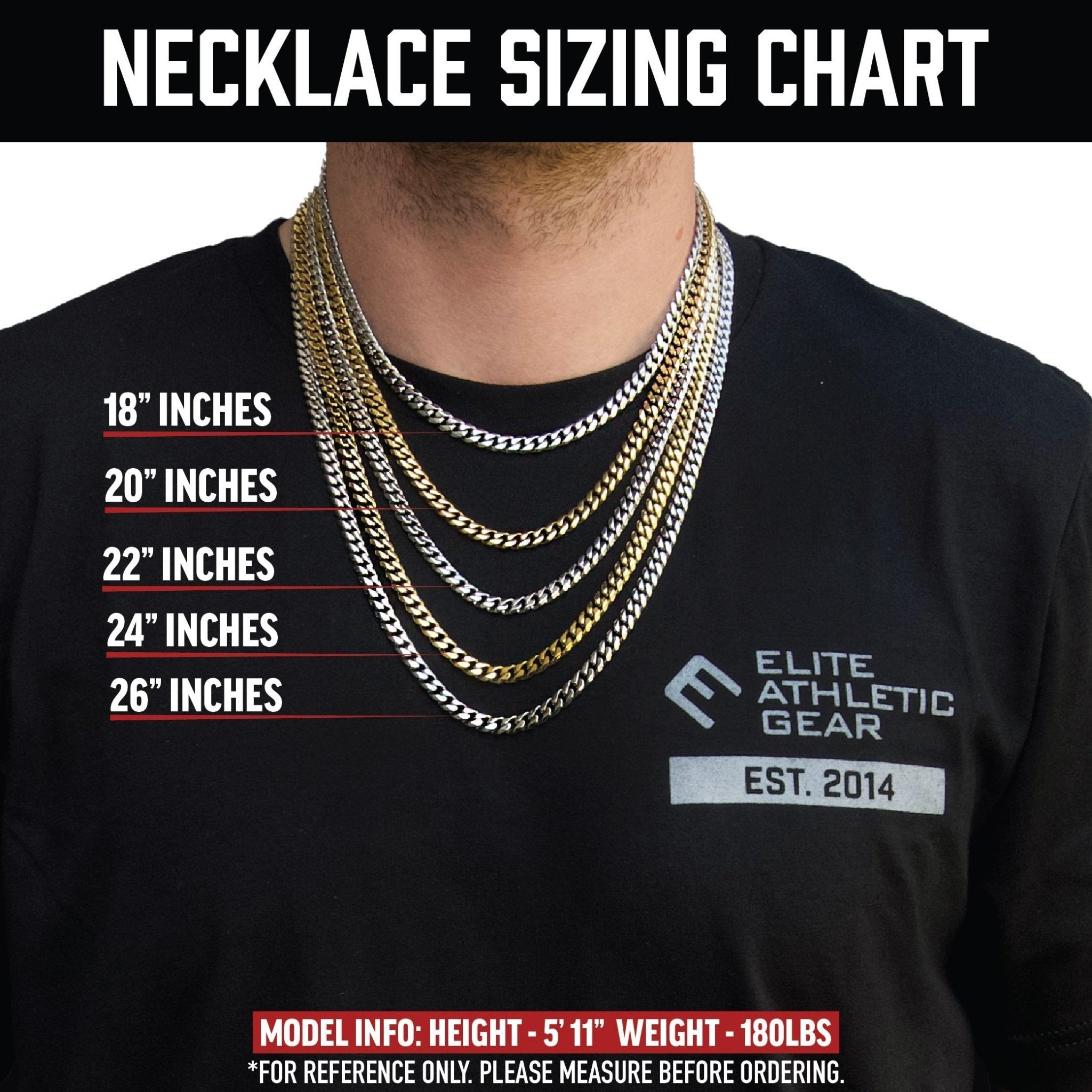 6mm Cuban Link Chain Necklace - Stainless Steel - Maximum Velocity Sports
