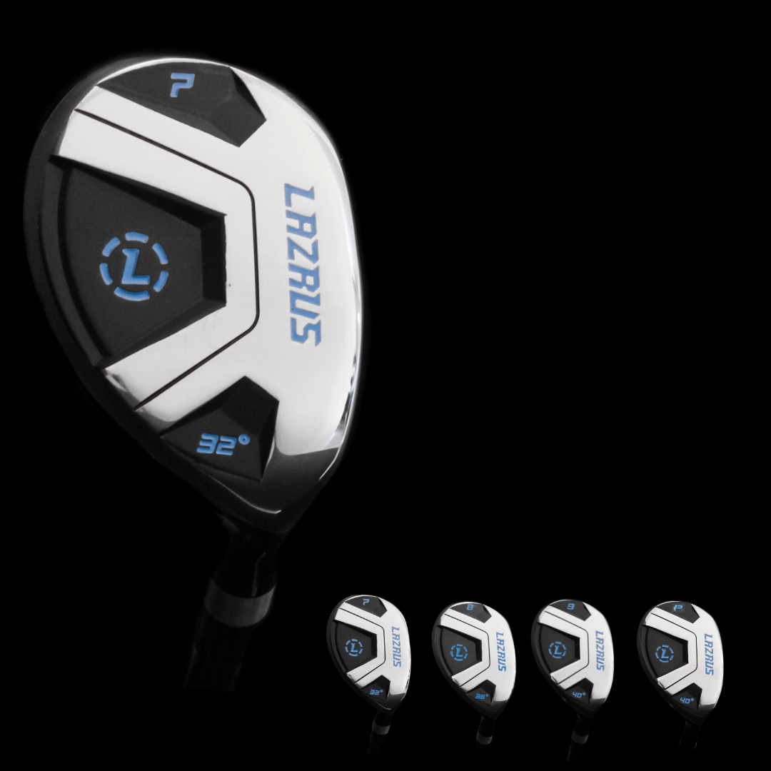 Lazrus Golf LAZ1 Hybrids (SILVER/BLACK) - Maximum Velocity Sports