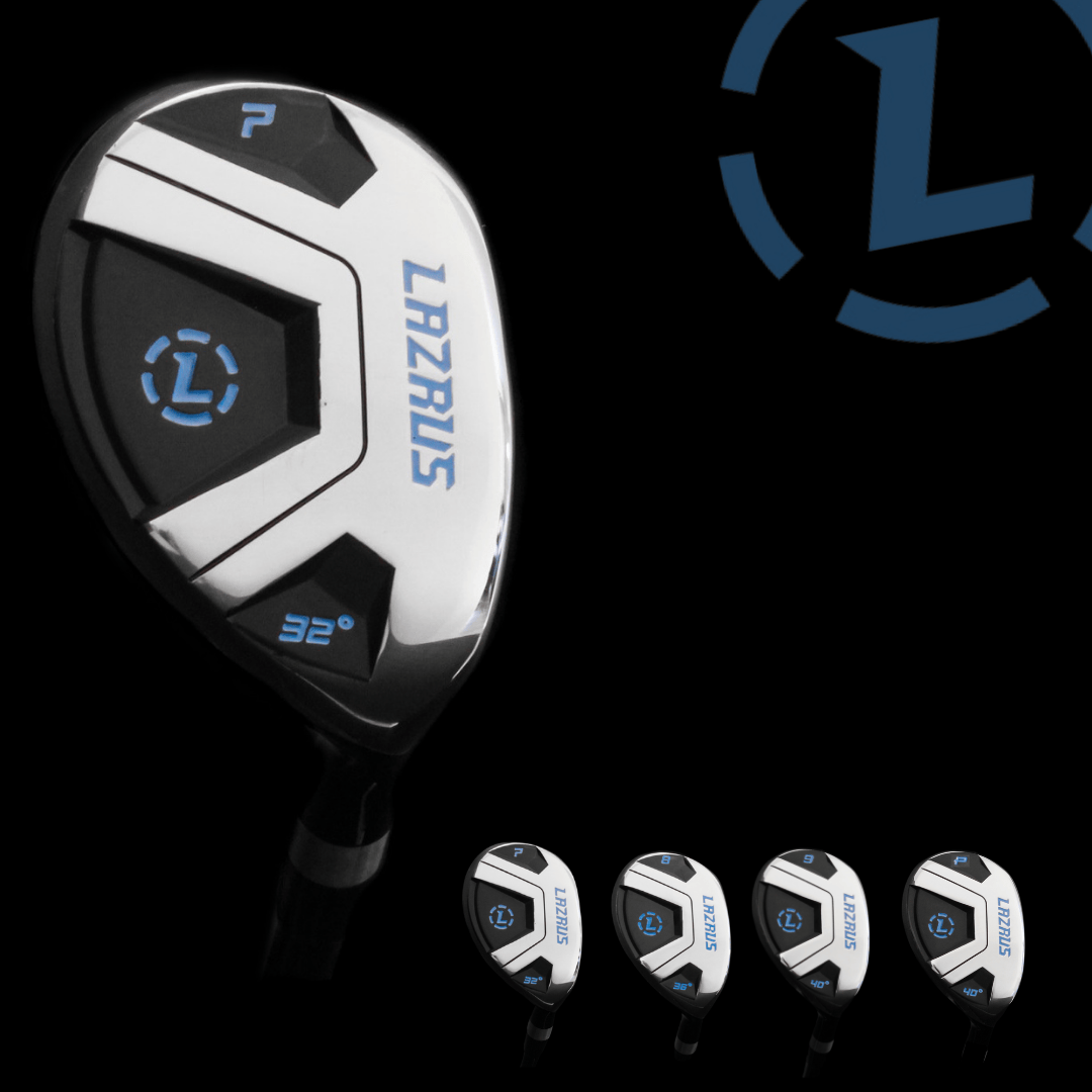 Lazrus Golf LAZ1 Hybrids (SILVER/BLACK) - Maximum Velocity Sports